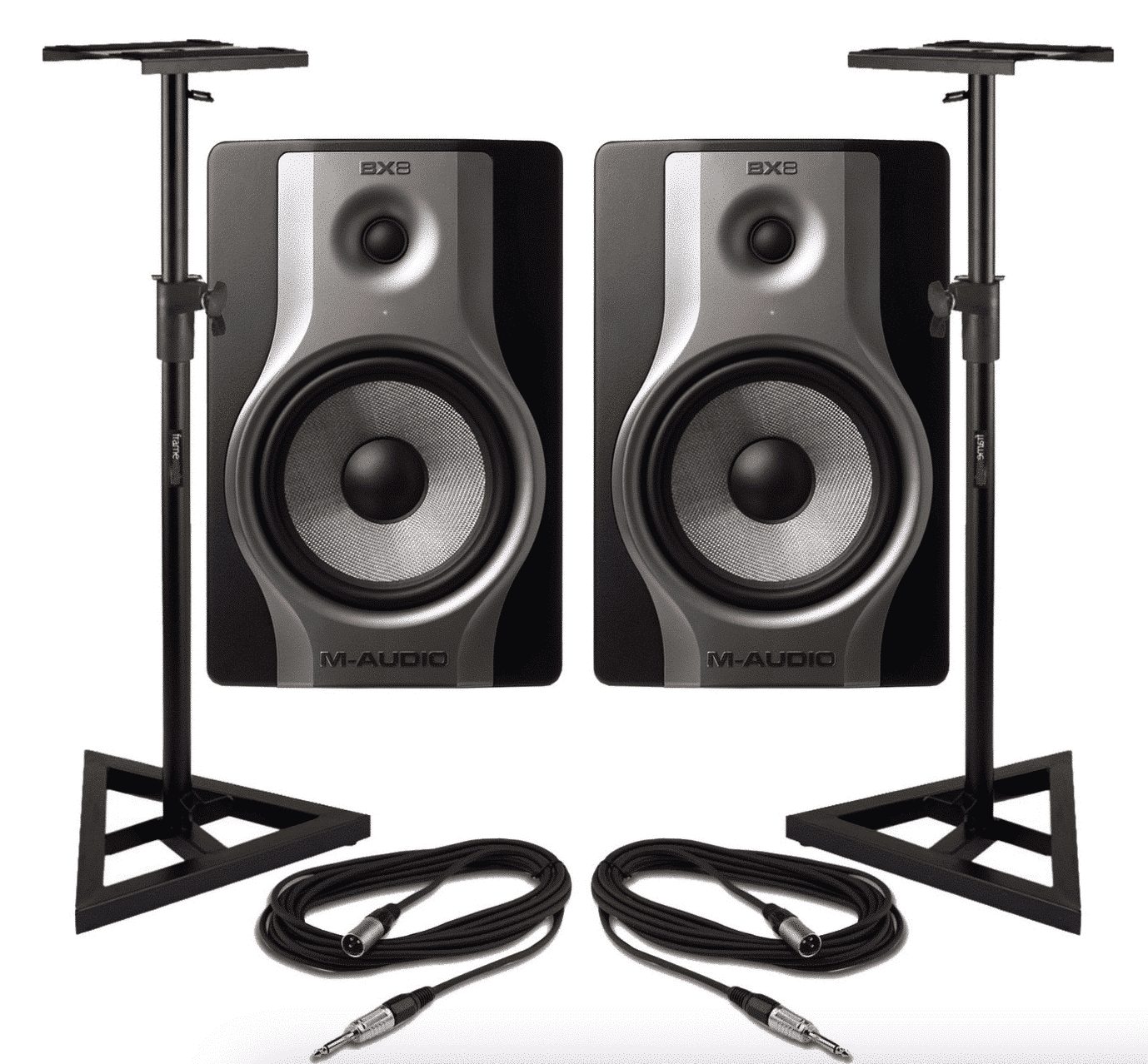 M-Audio BX8 Carbon Studio Monitors with Stands M-AUDIO 2-way active studio monitors, sold as pair with stands Greater than 100 dB (A-weighted) main view audio equipment Kenya