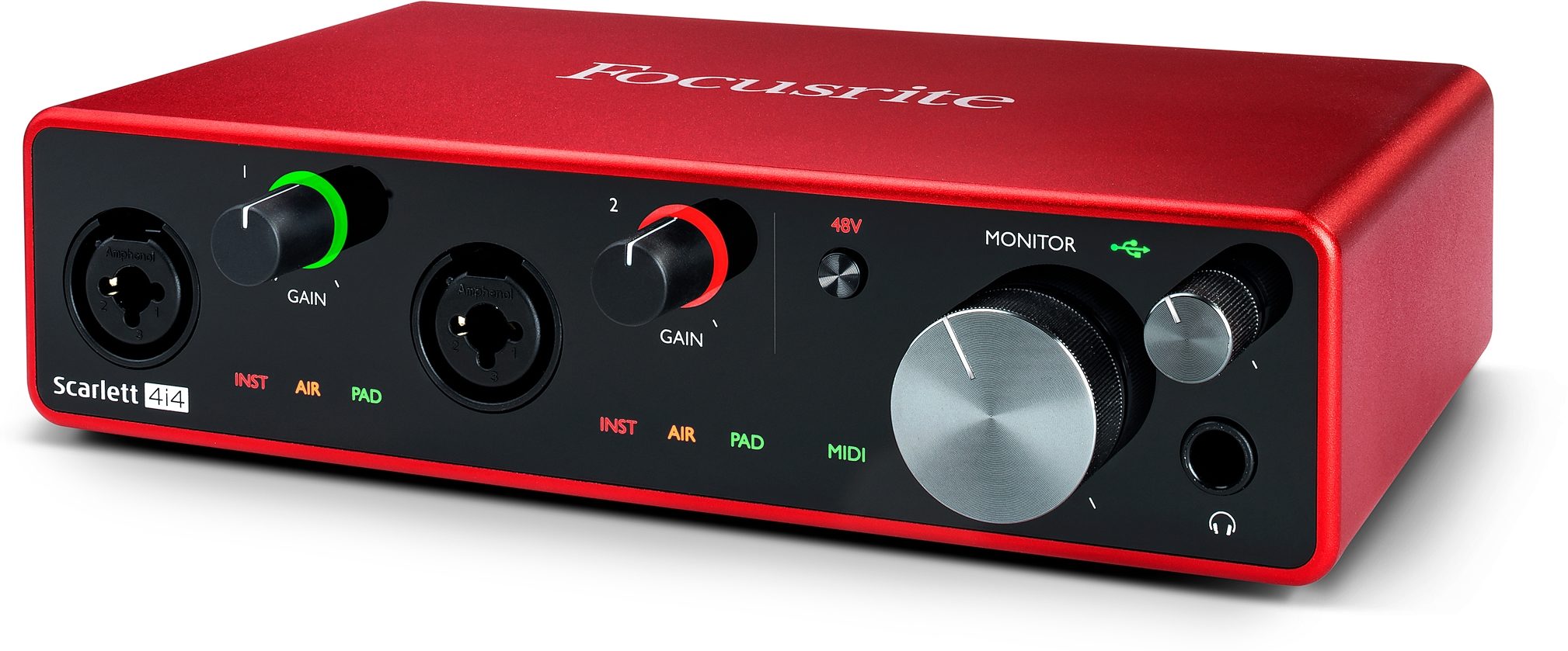 Focusrite Scarlett 4i4 3rd Gen USB Audio Interface - Image 1