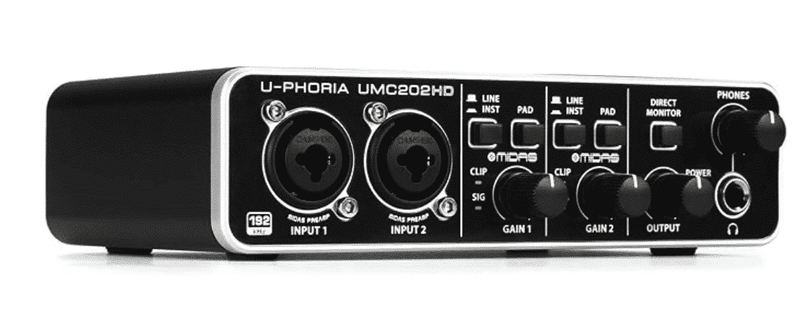 Behringer U-PHORIA UMC202HD USB Audio Interface - Image 1