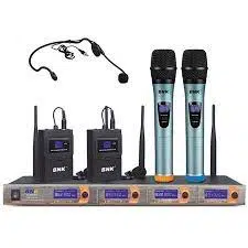 BNK BK5555HL Quad VHF Wireless Microphone System - Image 1