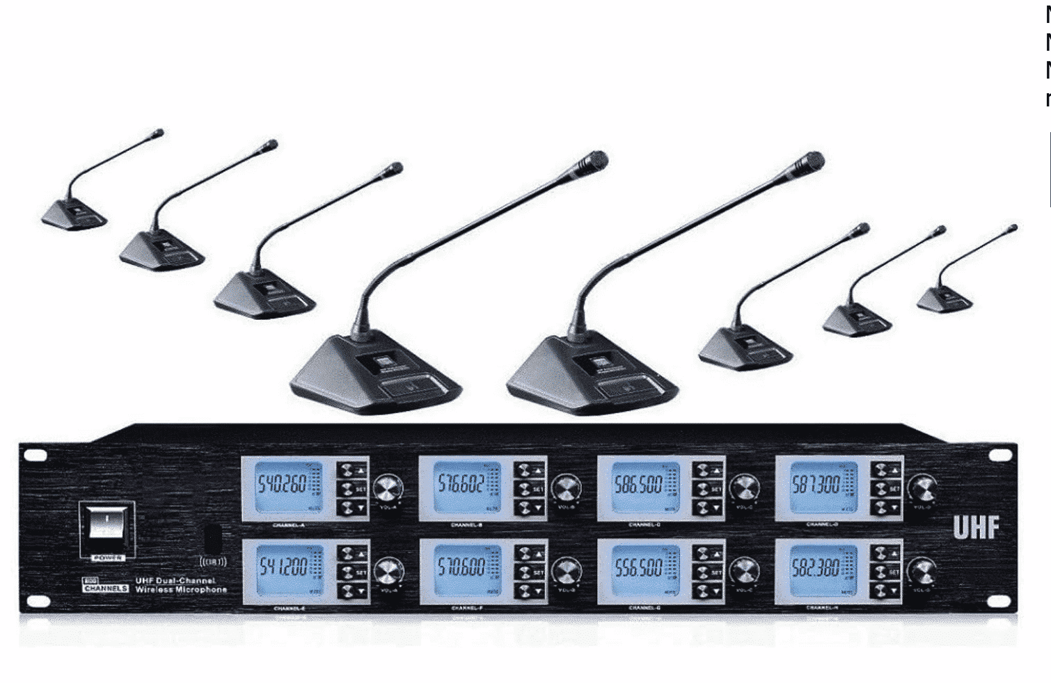 BNK BK-6666 Wireless Gooseneck Conference Microphone System - Image 1