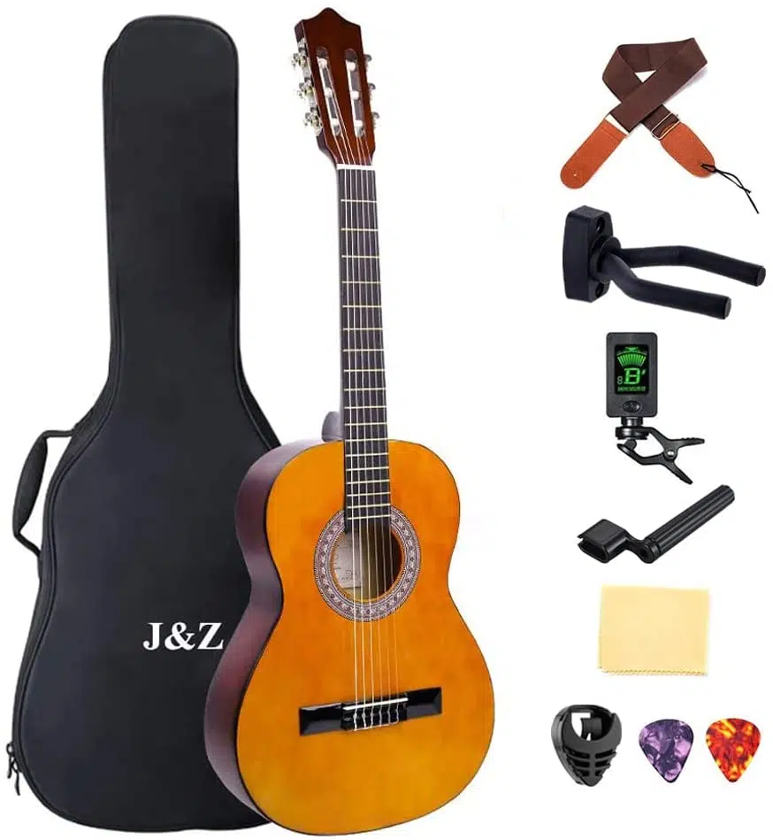 J&Z Classical Guitar Beginner Kit J&Z Approx. 1.35 kg Basswood main view audio equipment Kenya