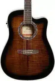 Ibanez PF12MHCE-OPN Dreadnought Acoustic-Electric Guitar - Image 2