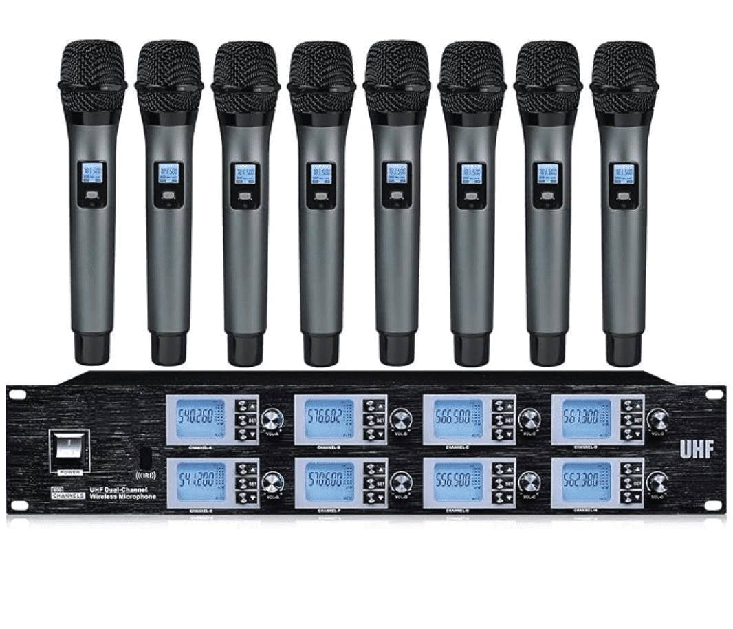 BNK X85 UHF Pro Wireless Microphone System (6-in-1) - Image 1