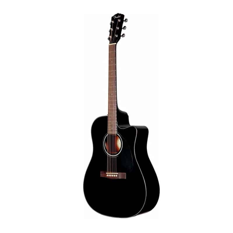 Fender Squier SA-105CE Cutaway Dreadnought Electro-Acoustic Guitar - Image 4