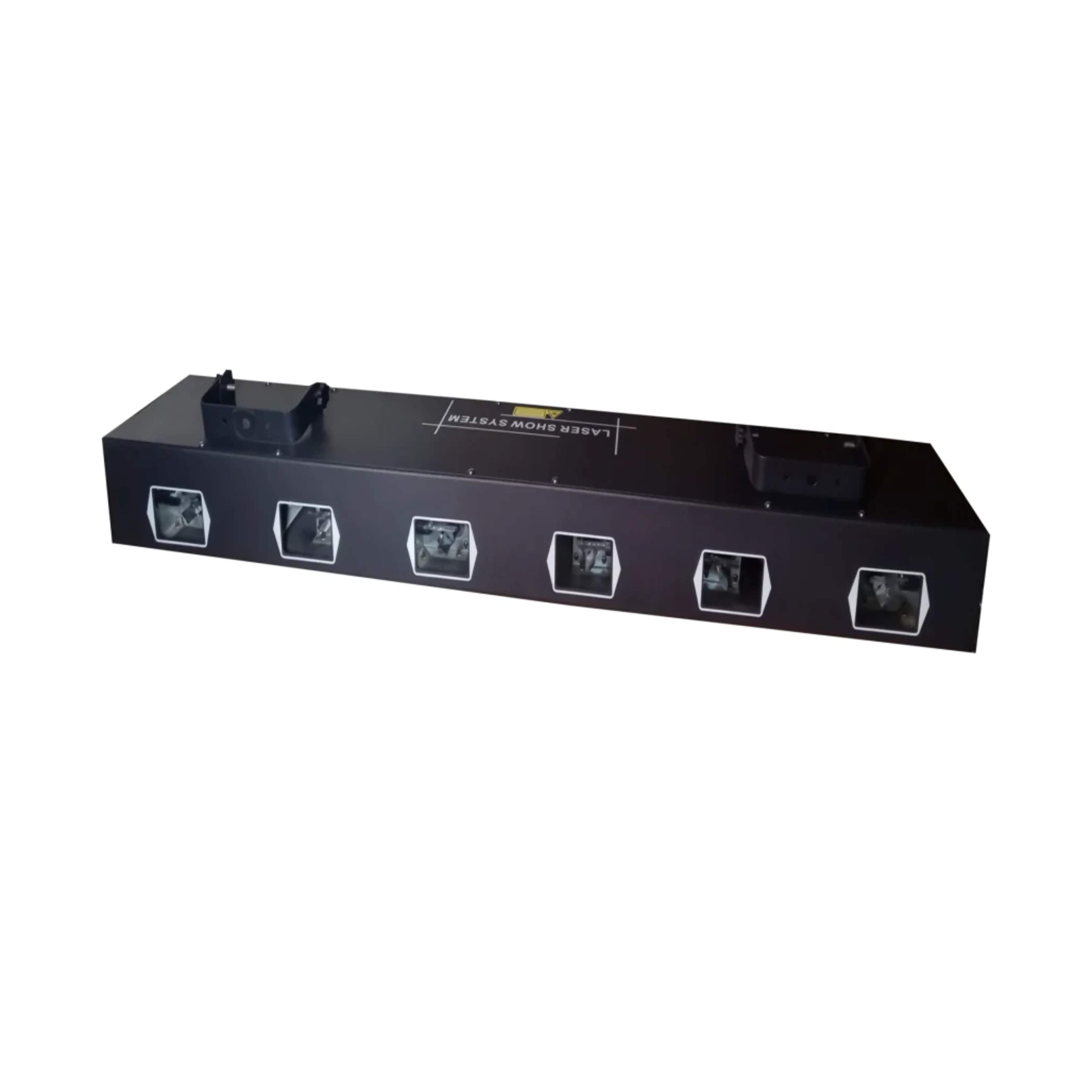 Afrilights RG729 6-Eyes RGB Stage Laser AFRILIGHTS 6 x High-Intensity RGB (Full Color) Modules Black Industrial-Grade Steel main view audio equipment Kenya