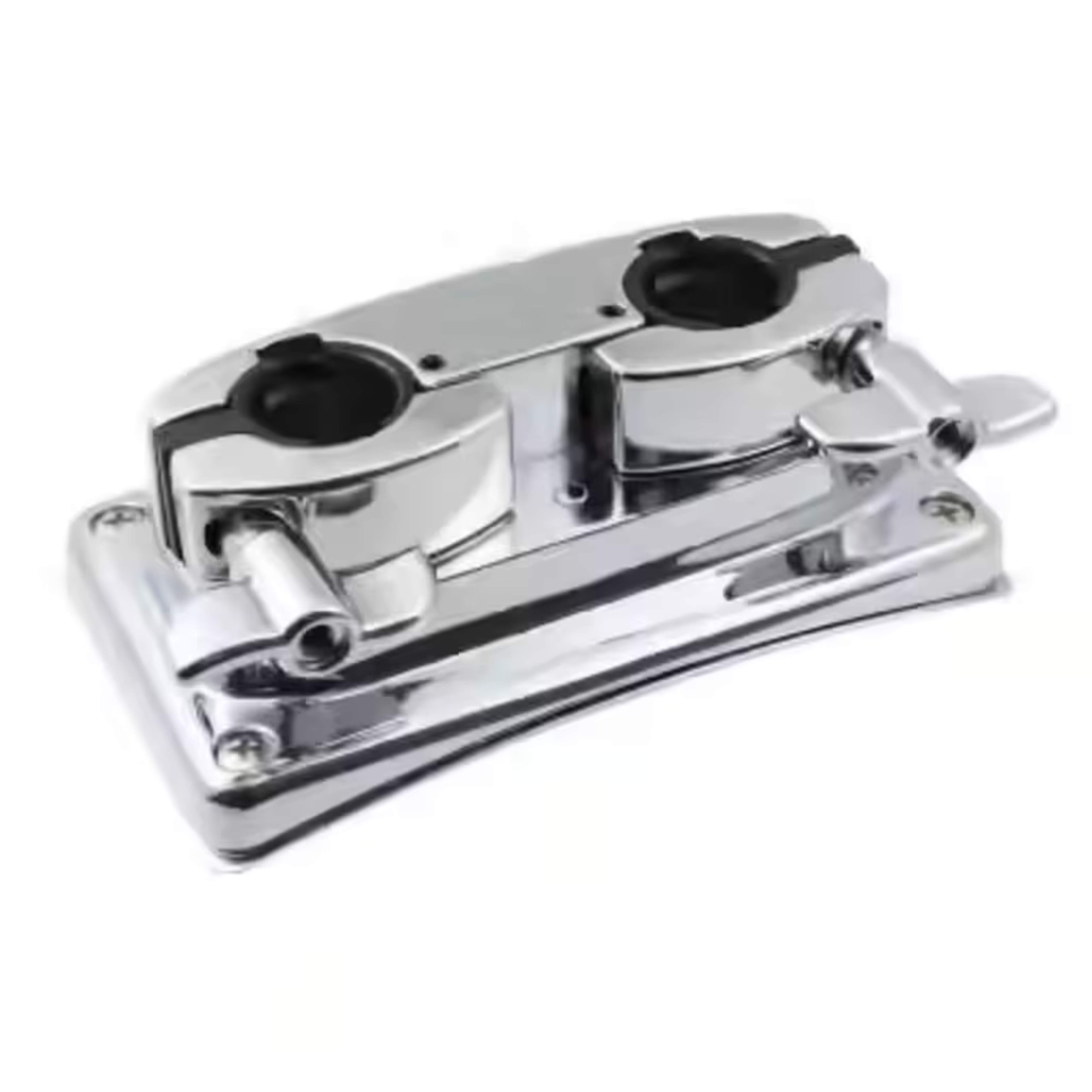 Copper and Tin Double Tom Bracket COPPER AND TIN Bass Drum Top-Mount Bracket High-Density Chrome-Plated Alloy main view audio equipment Kenya