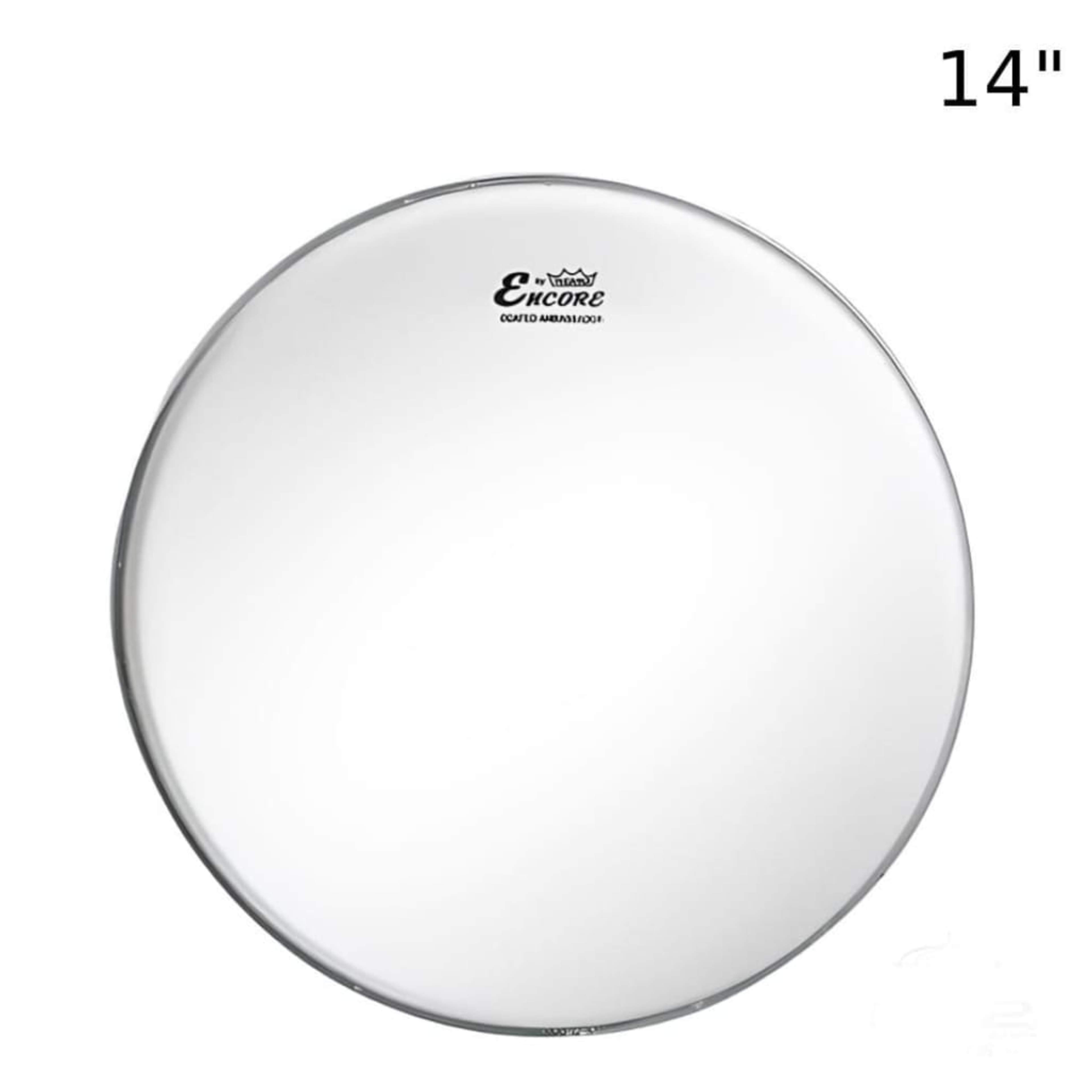 Encore 14 Inch Top Drum Skin ENCORE Coated Batter (Top) Head Single-Ply Professional grade main view audio equipment Kenya