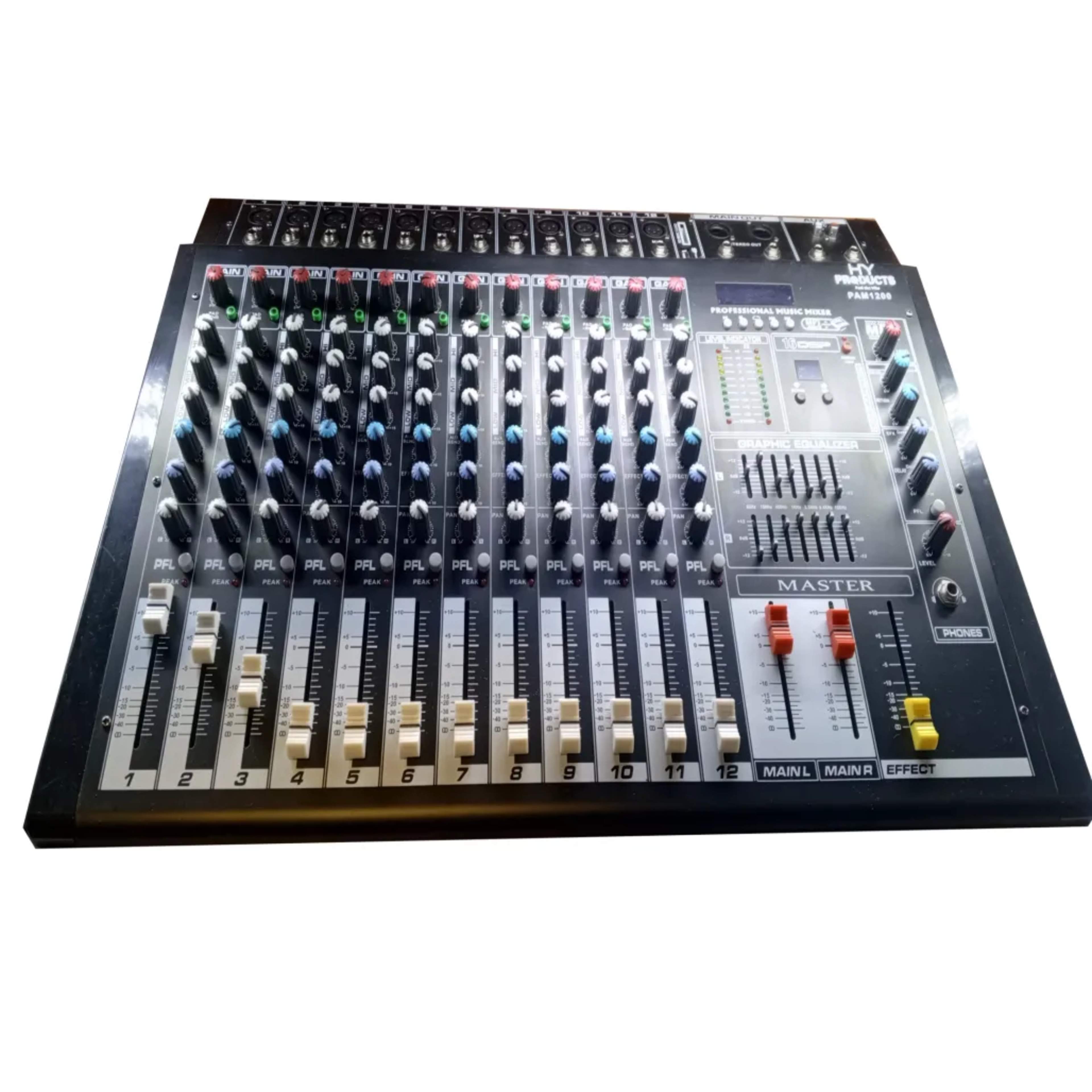 HY Products PAM1600 High-Power Powered Mixer HY PRODUCTS main view audio equipment Kenya