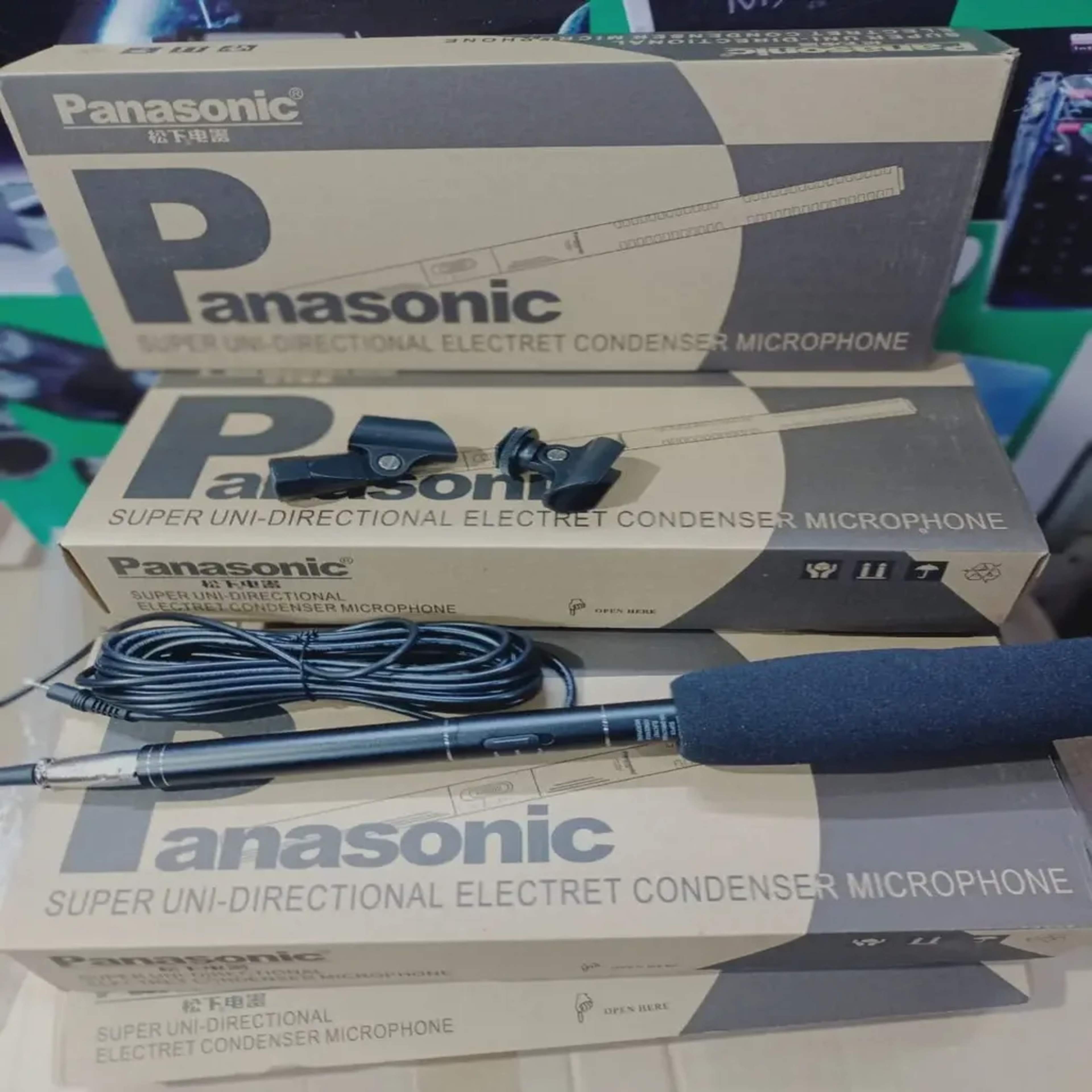 Panasonic Professional Shotgun Mic for DSLR/Camera PANASONIC Lightweight High-Strength Composite/Aluminum Unidirectional Shotgun Condenser main view audio equipment Kenya