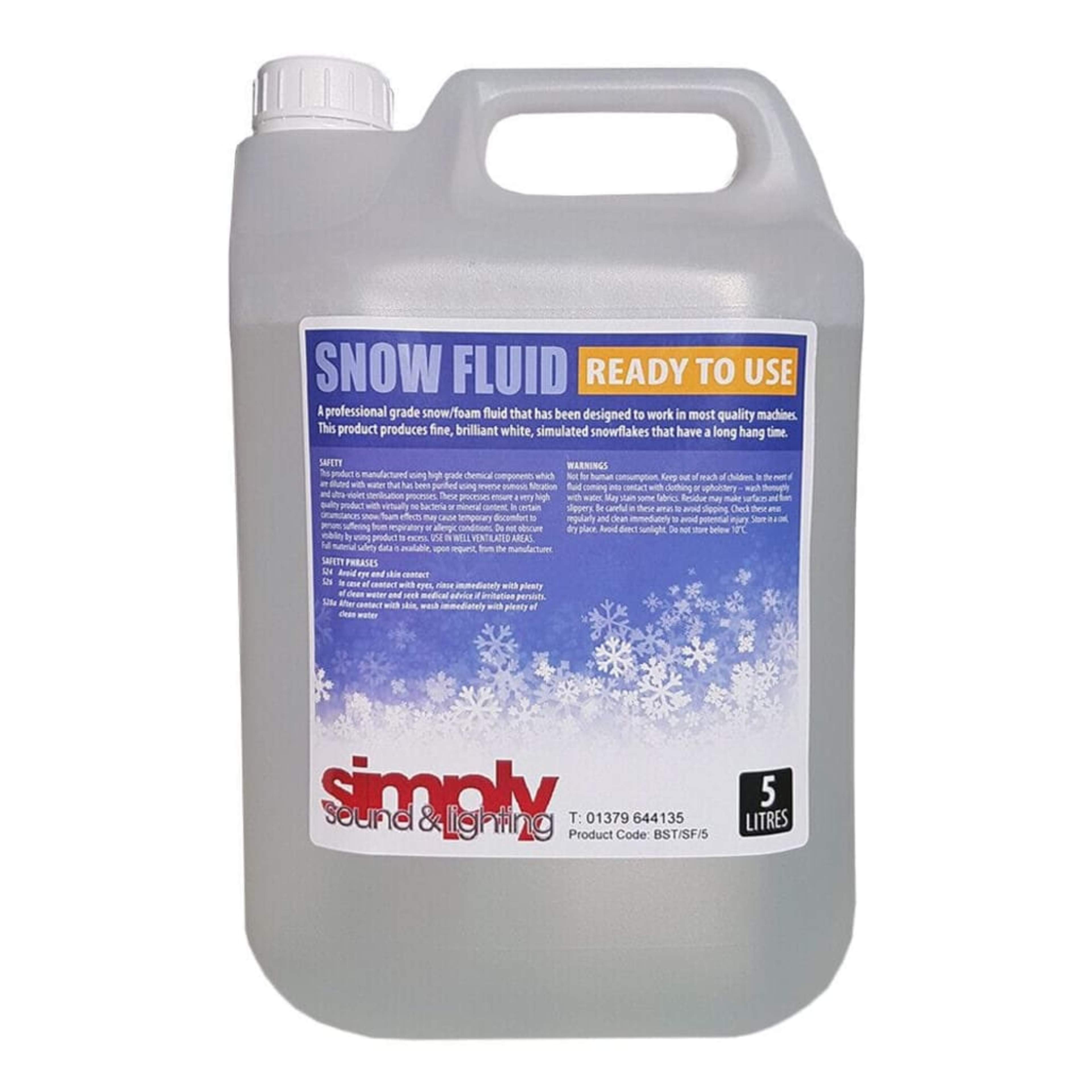 Afrilights Professional High-Density Snow Fluid – 5 Liters AFRILIGHTS main view audio equipment Kenya