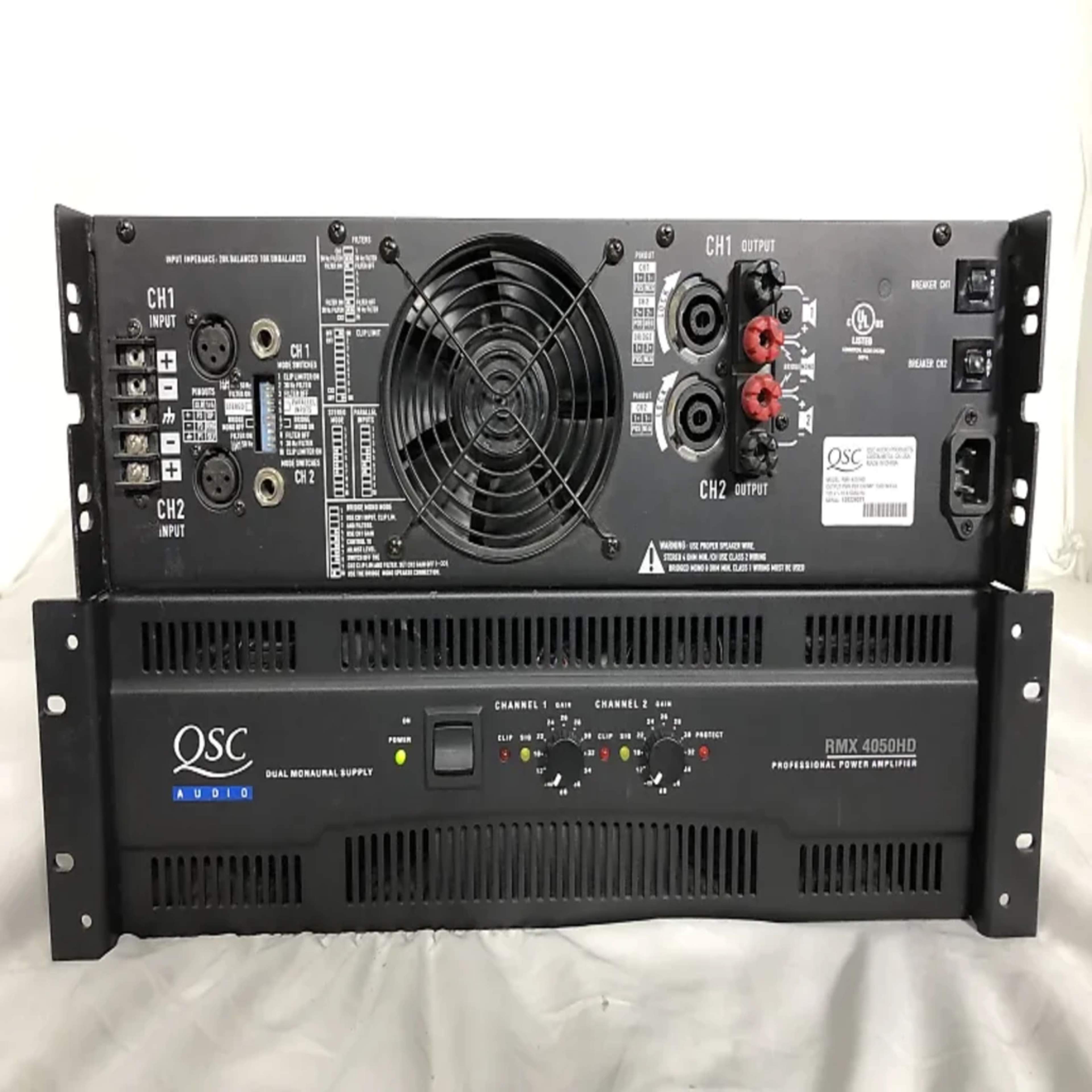 QSC RMX 4050HD Professional Amplifier – 4000W Heavy Duty QSC main view audio equipment Kenya