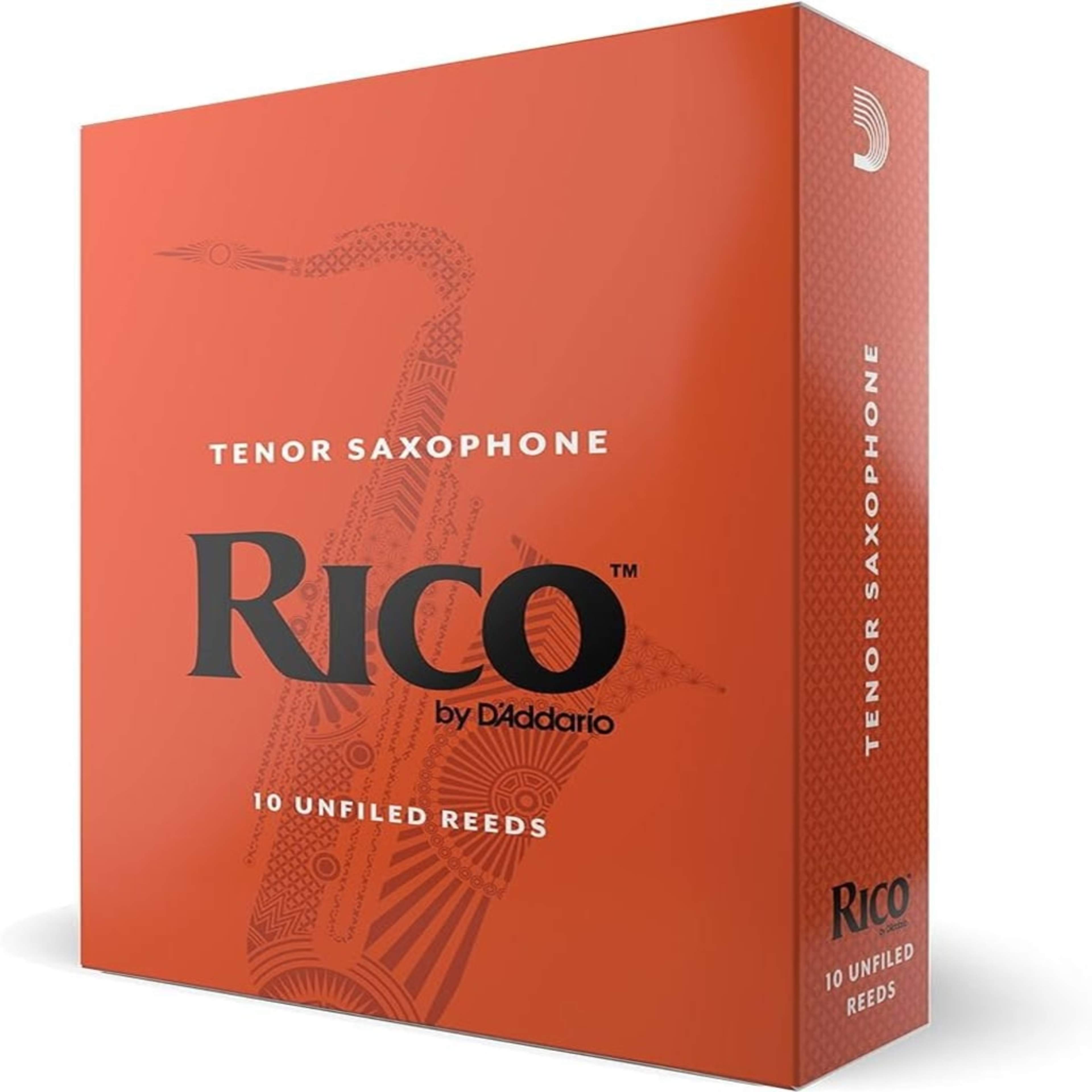 Rico Professional Alto Saxophone Reeds – Box of 10 RICO Premium Natural Cane (Select Grade) Unfiled for Ease of Play and Bright Response main view audio equipment Kenya