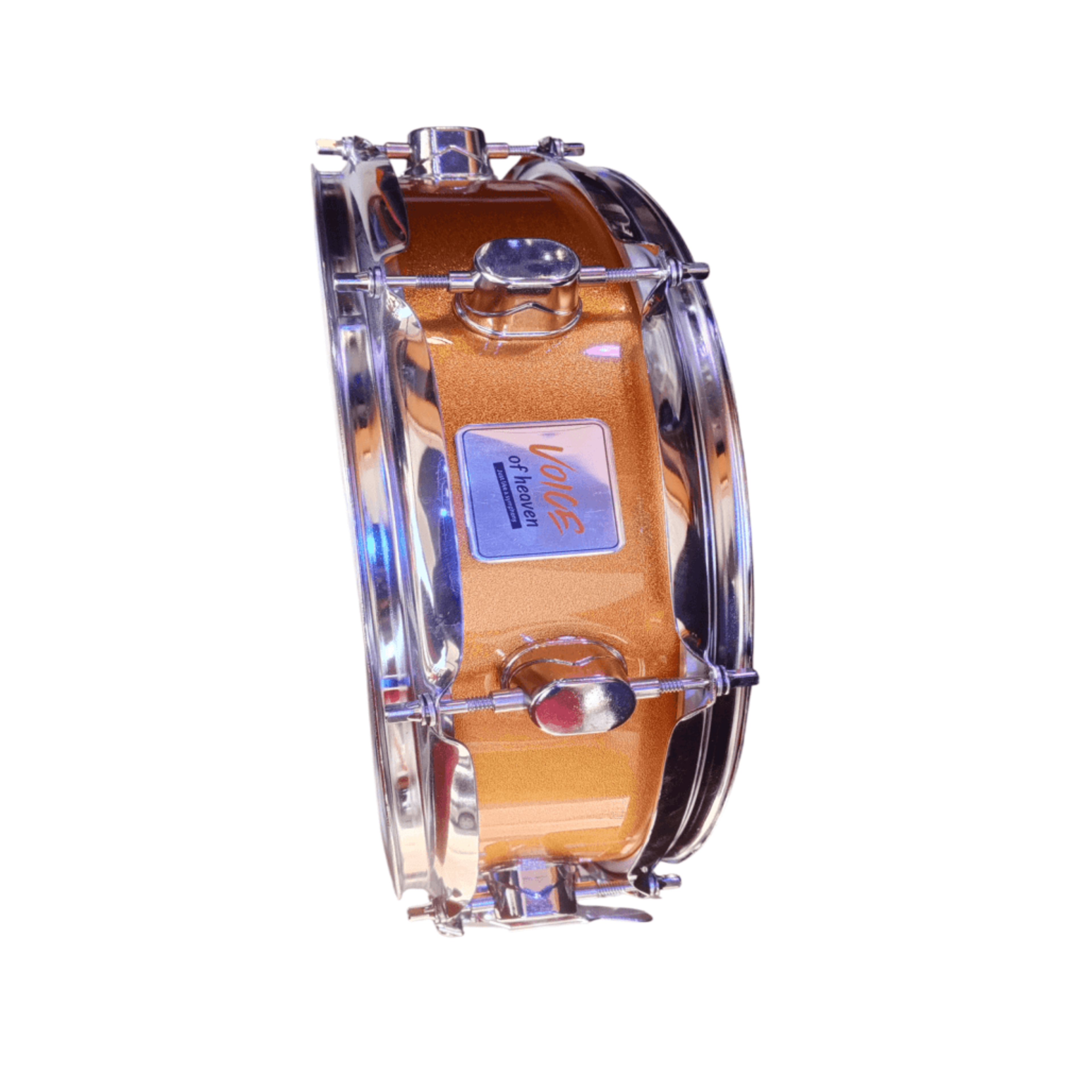 Voice of Heaven 14-Inch Professional Slim Wooden Snare Drum VOICE OF HEAVEN Professional 14-Inch Slim Wooden Acoustic Snare in Nairobi Select Multi-Ply Hardwood (Natural Gloss) for Kenya main view audio equipment Kenya