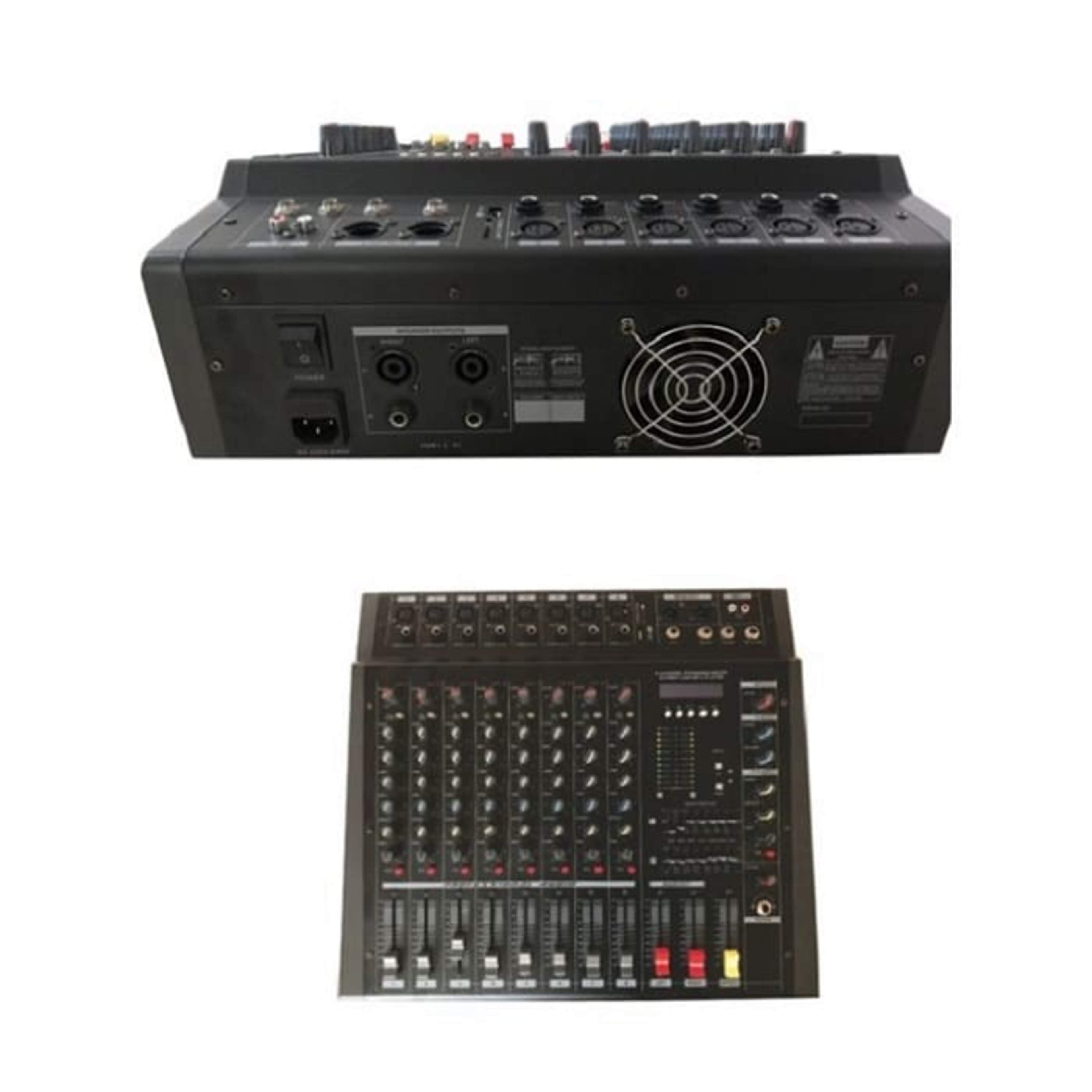 8 - CHANNEL POWERED MIXER WITH MP3 & BLUETOOTH PLAYER BLUE Built-in Bluetooth Receiver main view audio equipment Kenya