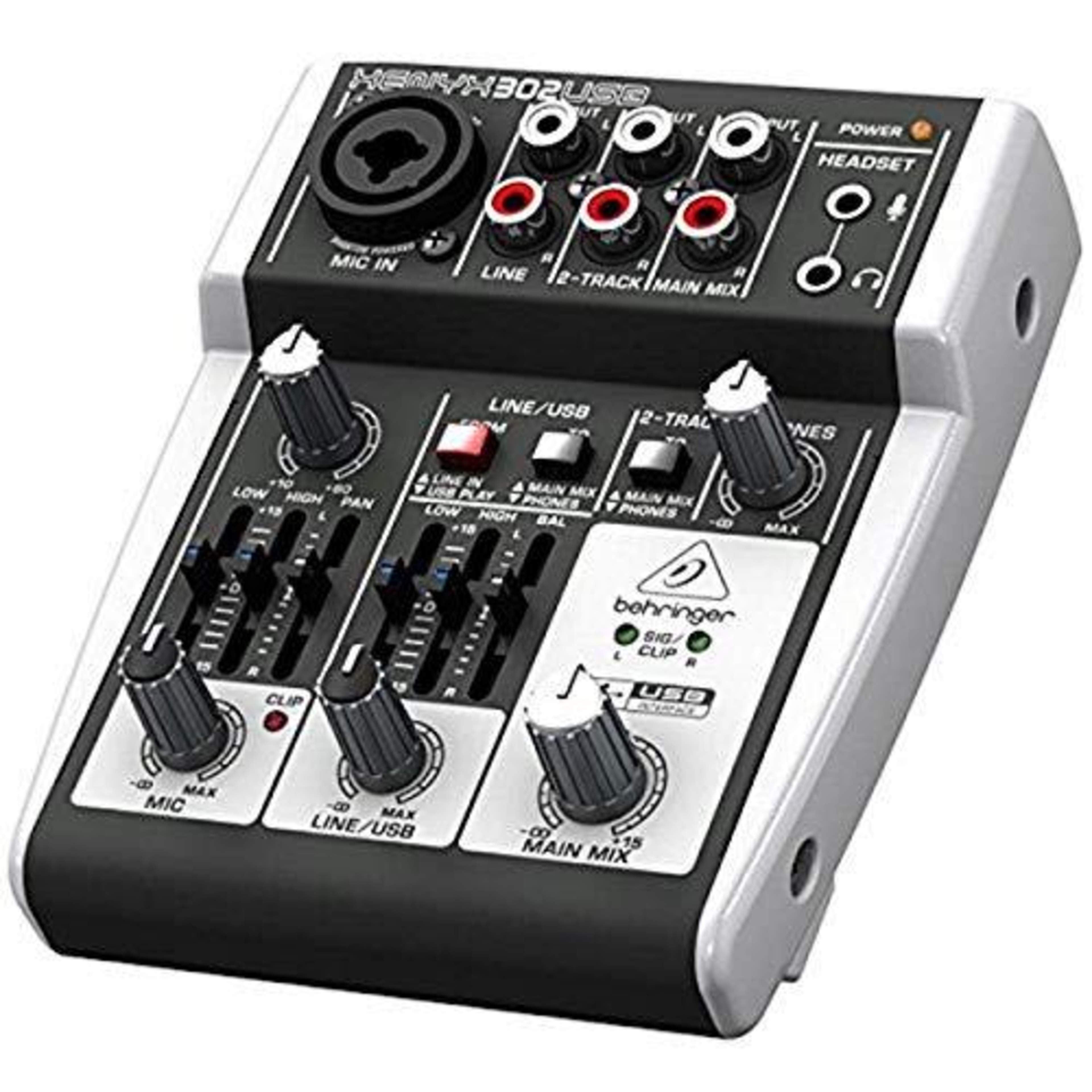 Behringer 302USB Premium 5 - Input Mixer BEHRINGER USB Bus Powered or AC adapter Ultra-lightweight and portable main view audio equipment Kenya