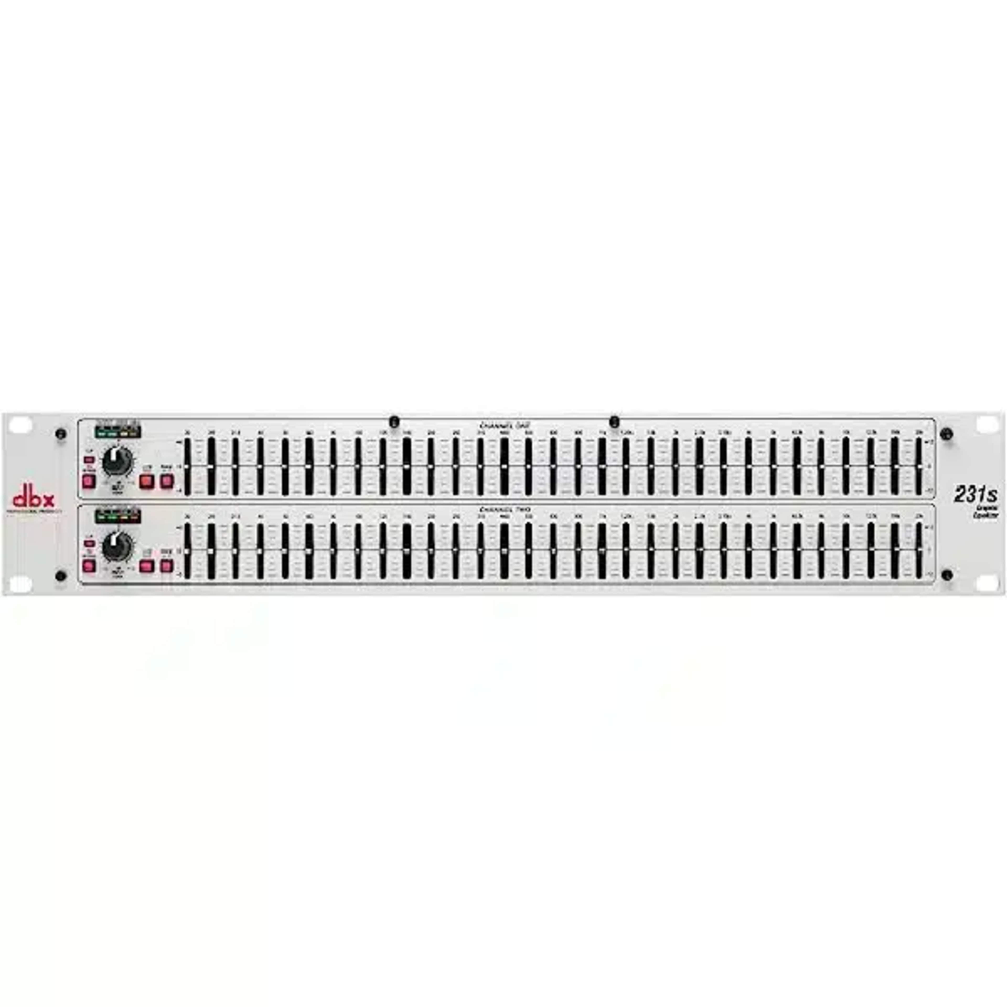 DBX 231S Graphic Equalizer DBX Dual 31-Band Graphic Equalizer main view audio equipment Kenya