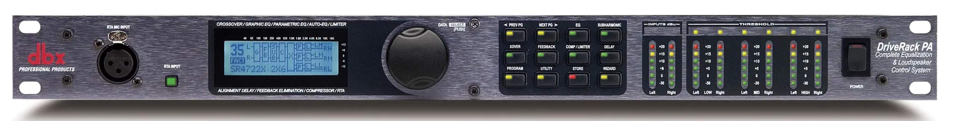 DBX Driverack PA DBX Loudspeaker Control System main view audio equipment Kenya