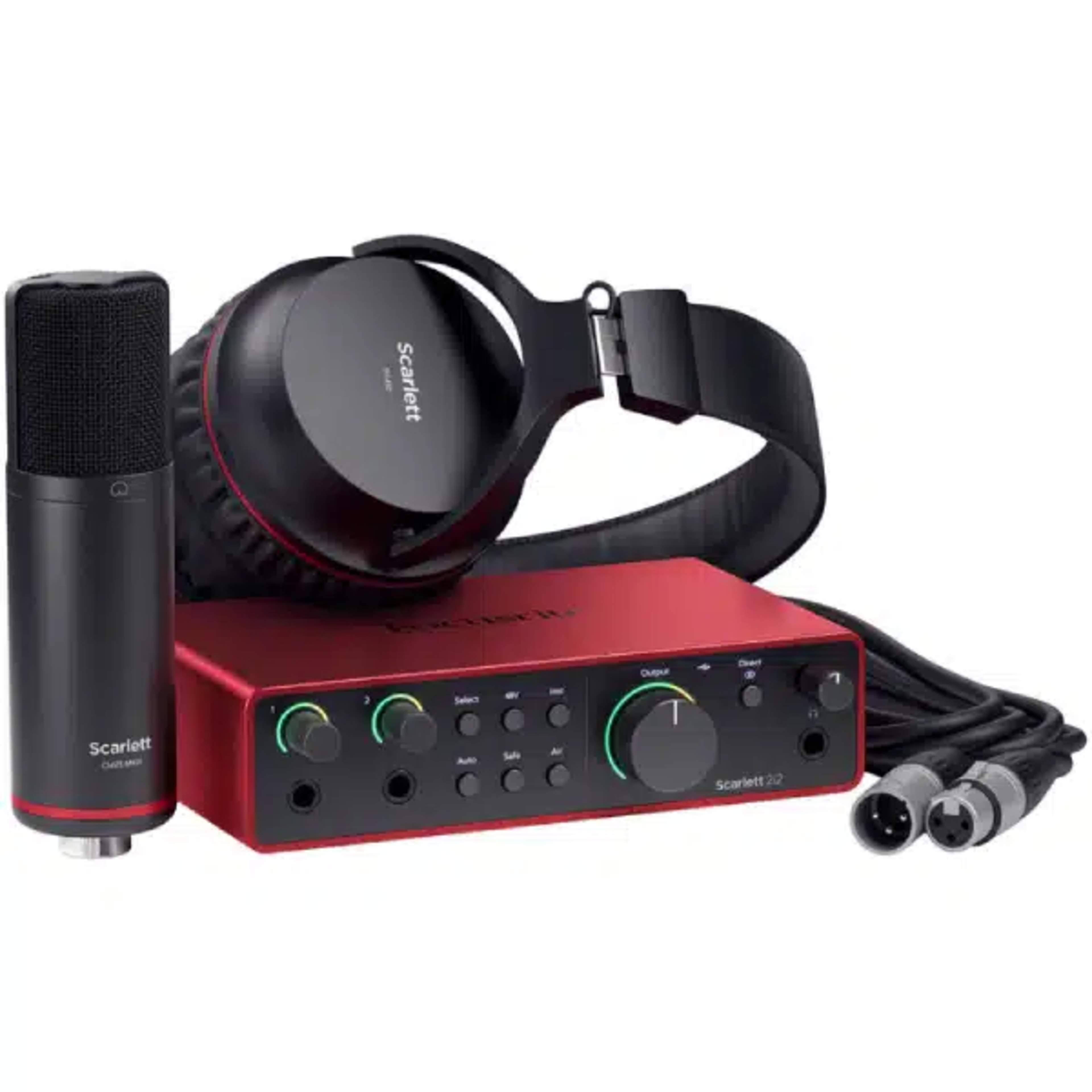Focusrite Scarlett 2i2 Studio 4th Gen Recording Bundle FOCUSRITE main view audio equipment Kenya