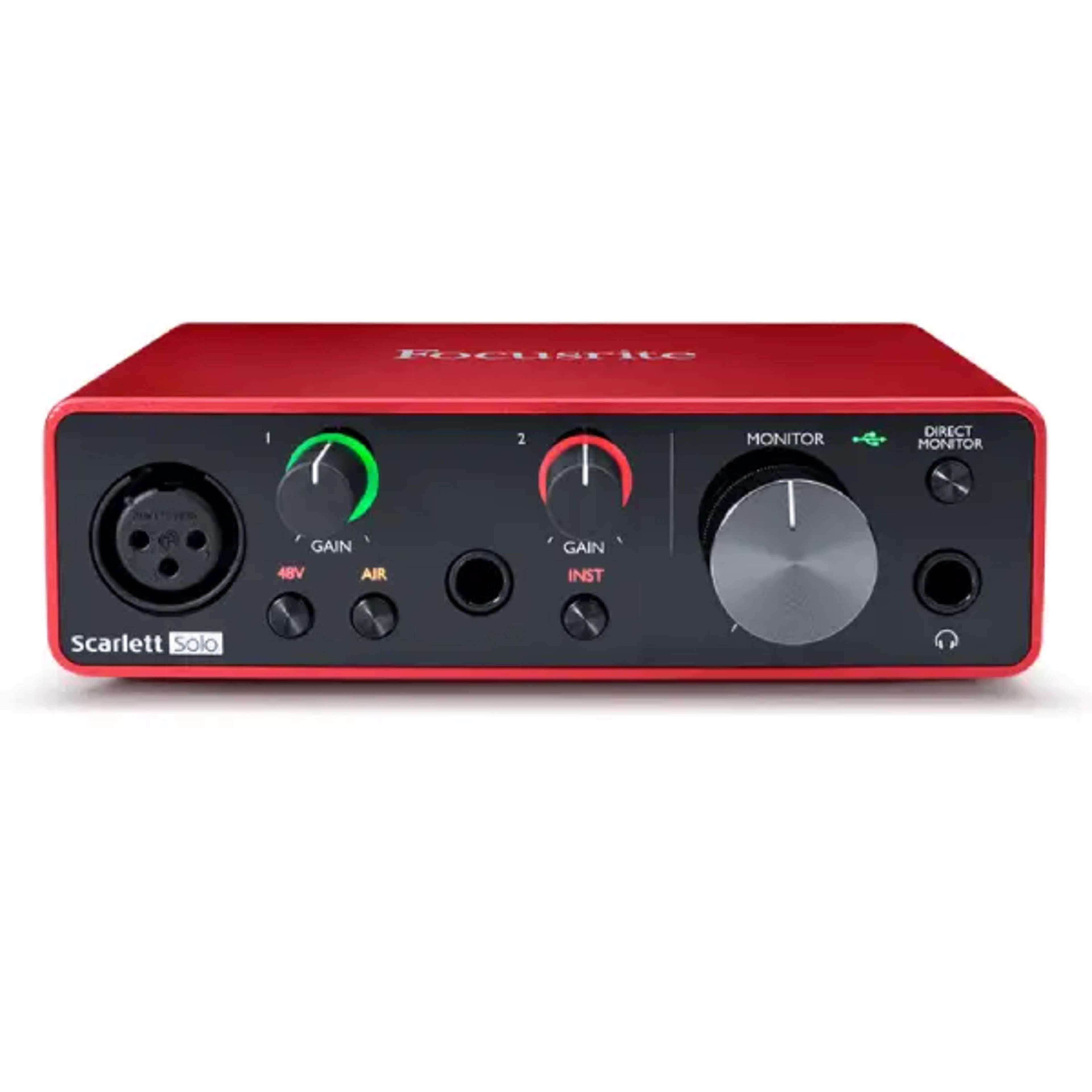 Focusrite Scarlett Solo Soundcard 4th Gen FOCUSRITE USB-C Audio Interface (4th Gen) main view audio equipment Kenya