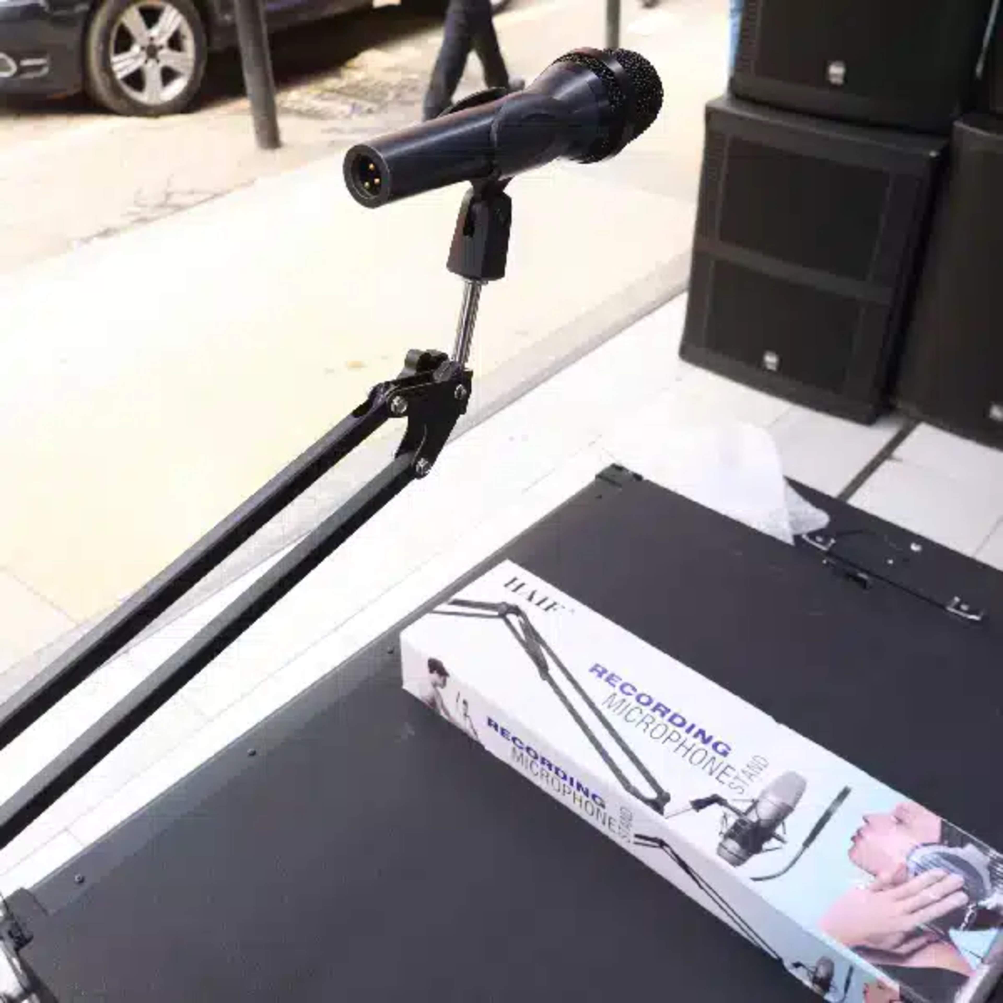 Haif Recording Microphone Stand HAIF Heavy-duty Steel Tripod Boom Microphone Stand main view audio equipment Kenya