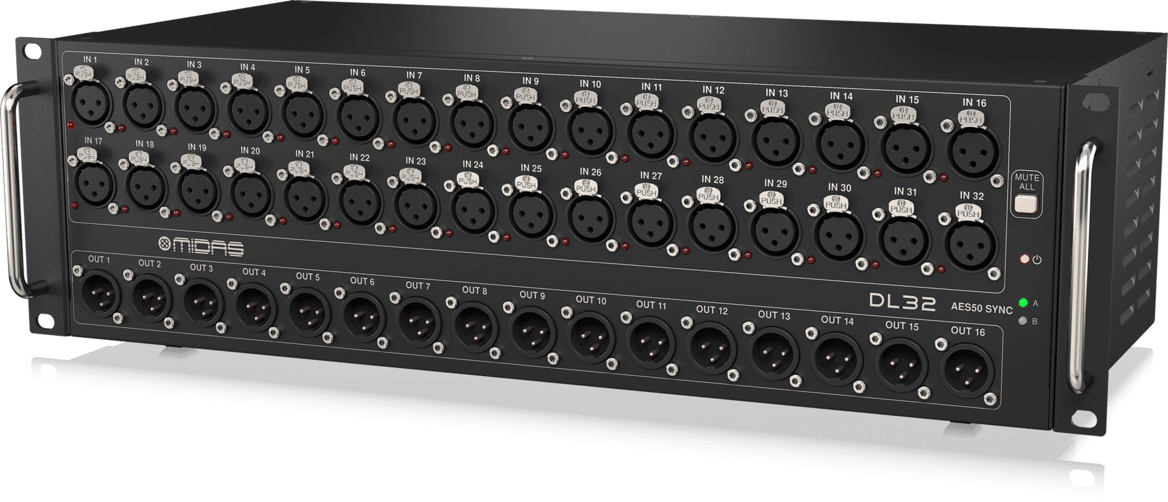 Midas DL32 Stage Box Digital Mixer MIDAS Digital Stage Box main view audio equipment Kenya