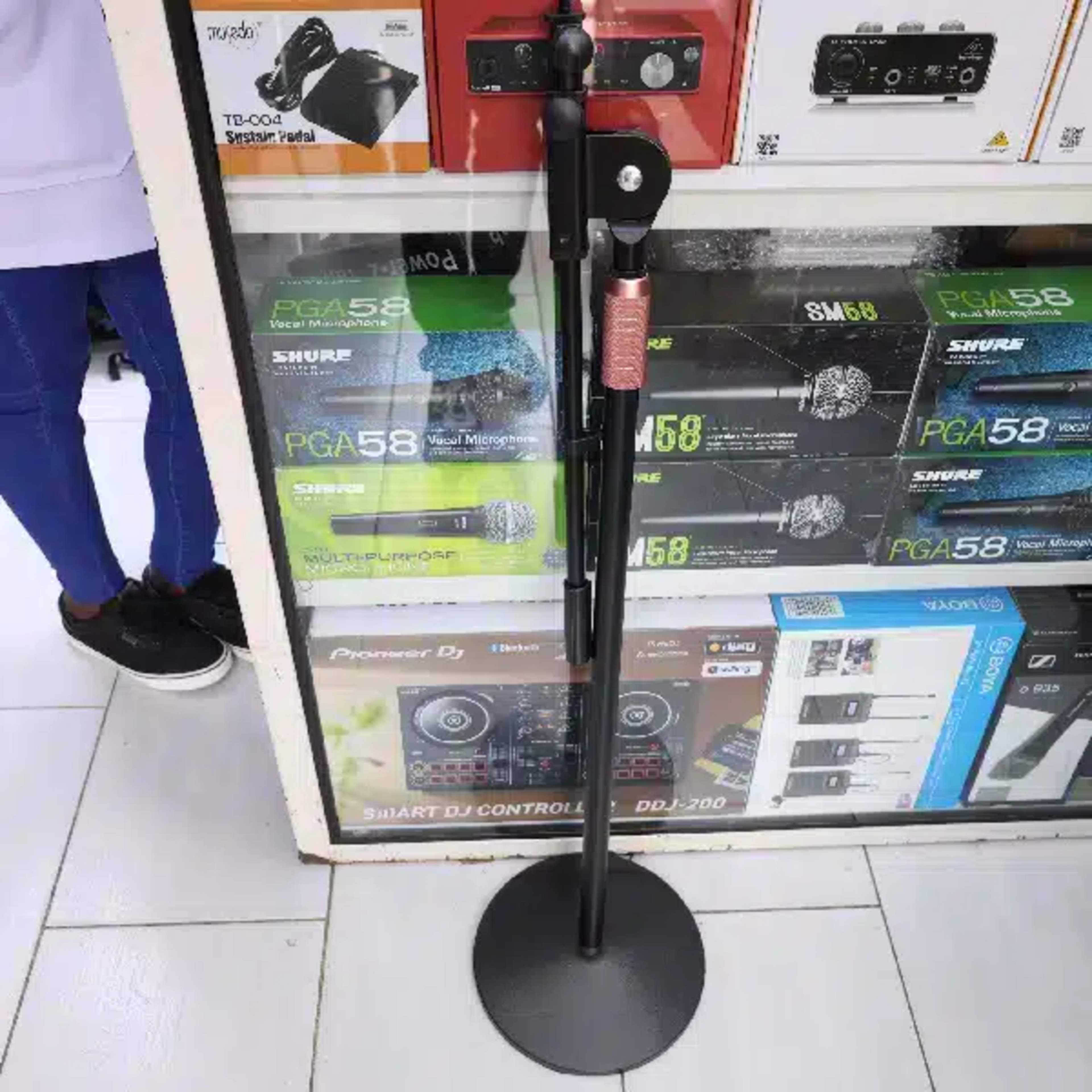 Newnabie Microphone Stand NEWNABIE High-Grade Tubular Steel Professional Black Powder Coat main view audio equipment Kenya