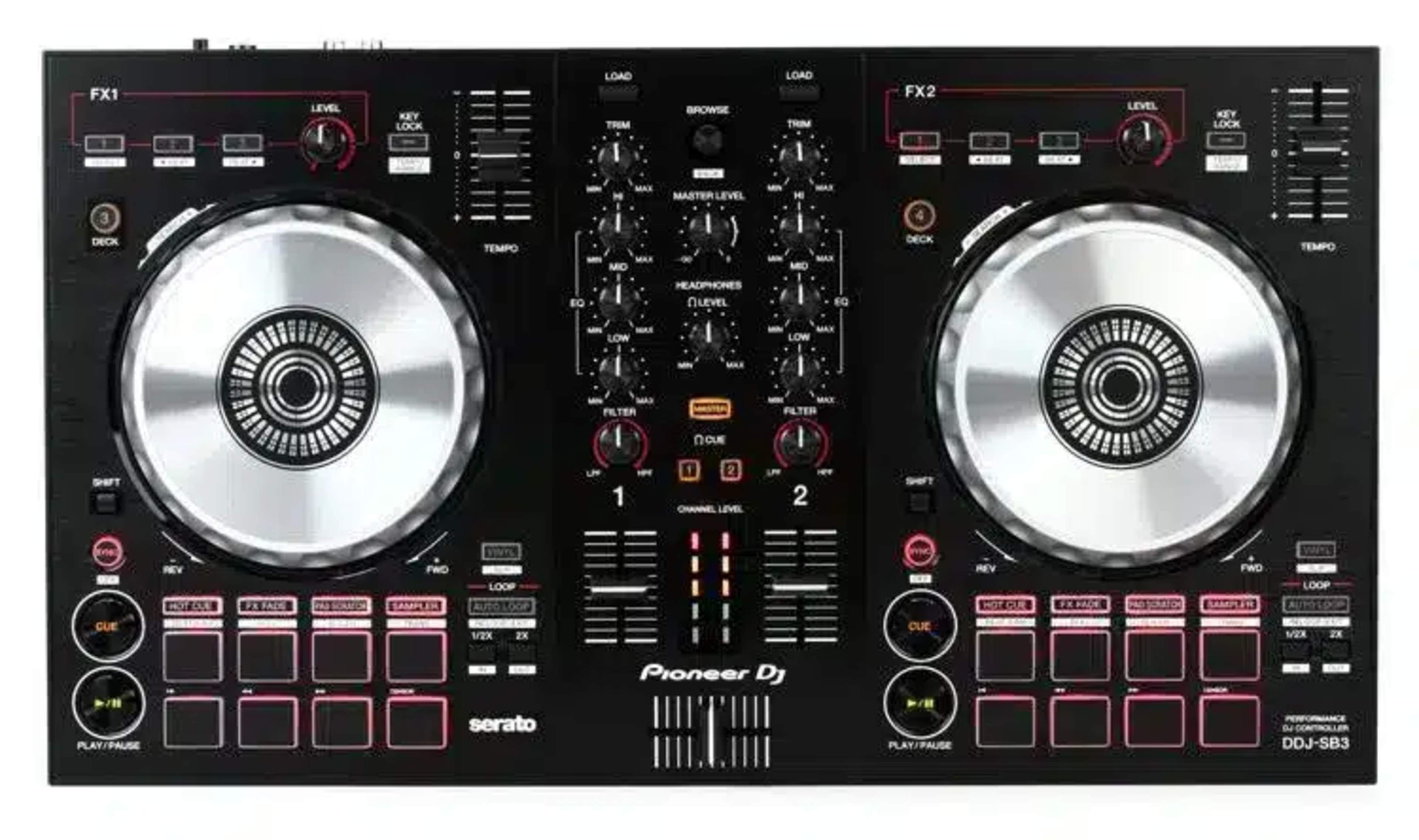 Pioneer DJ DDJ - SB3 DJ Controller PIONEER 2-Channel DJ Controller main view audio equipment Kenya