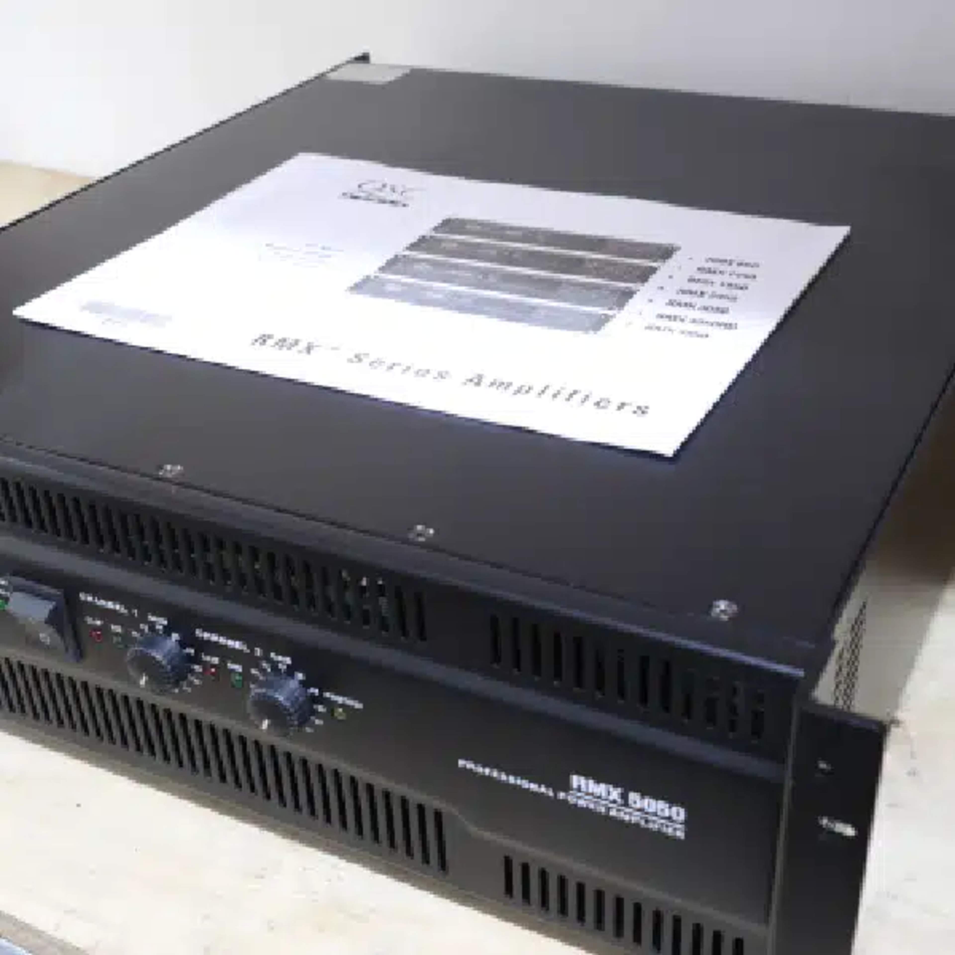 QSC RMX 5050 High-Output Power Amplifier QSC Professional High-Output Amplifier main view audio equipment Kenya