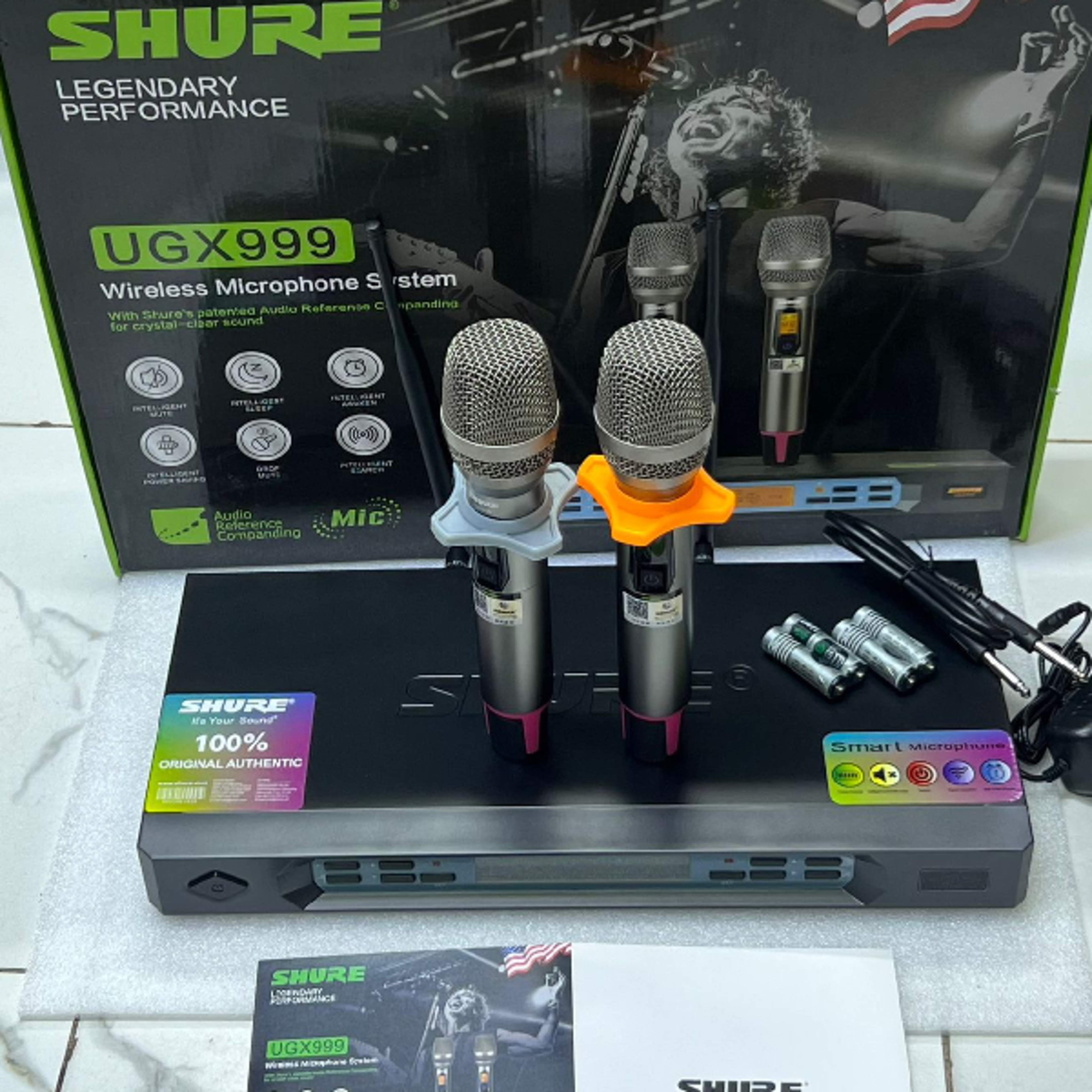 Shure UGX99 Professional UHF Dual Channel Wireless System SHURE Dual Channel Wireless System main view audio equipment Kenya