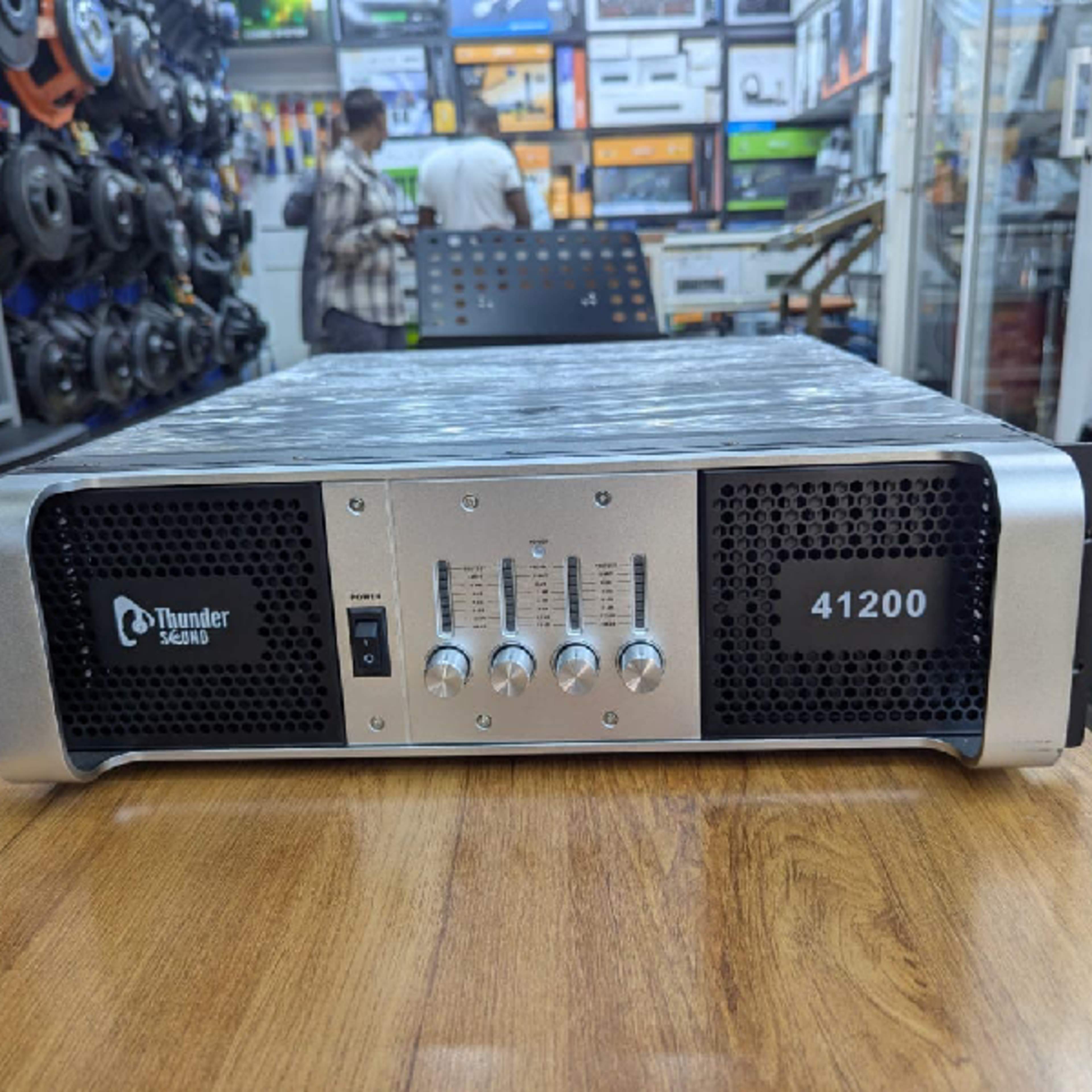 Thunder Sound 41200 Professional High-Power 4-Channel Amplifier THUNDER SOUND main view audio equipment Kenya