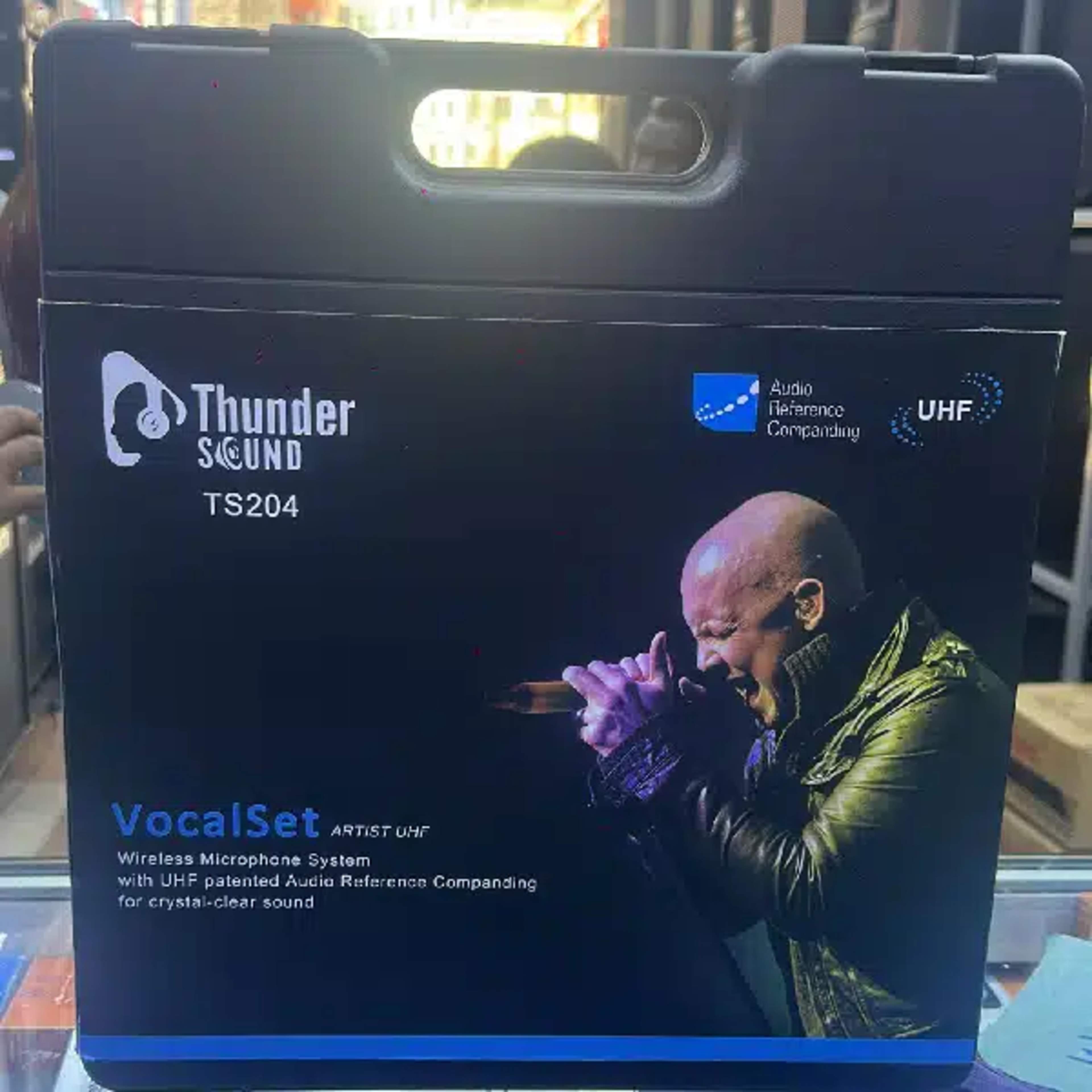 Thunder Sound TS204 Vocalset Artist Professional Dual Handheld Microphone System THUNDER SOUND Dual Channel Wireless System main view audio equipment Kenya