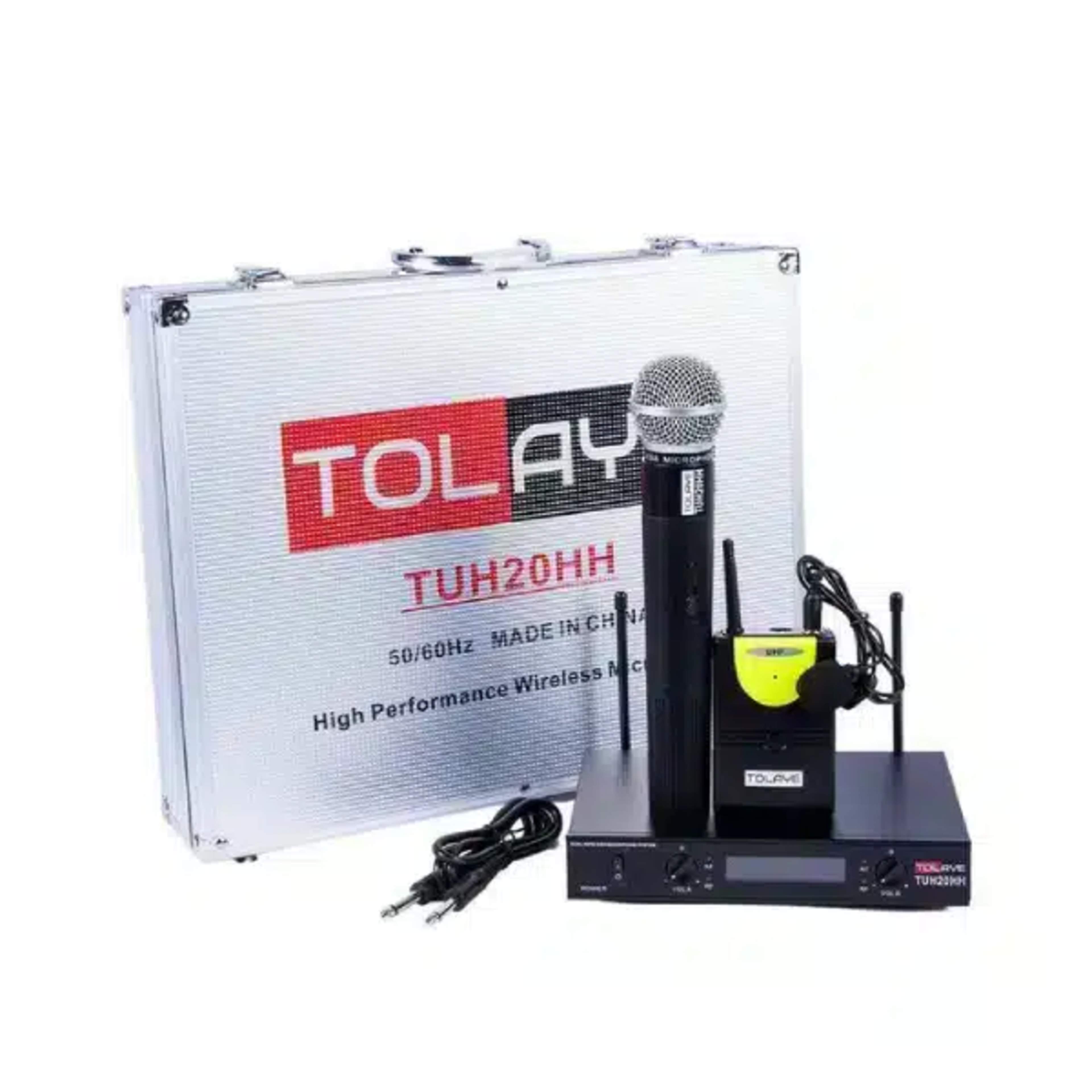 Tolaye TUH20HH Professional Dual Handheld UHF Wireless Microphone System TOLAYE Dual Handheld Wireless Microphone System main view audio equipment Kenya