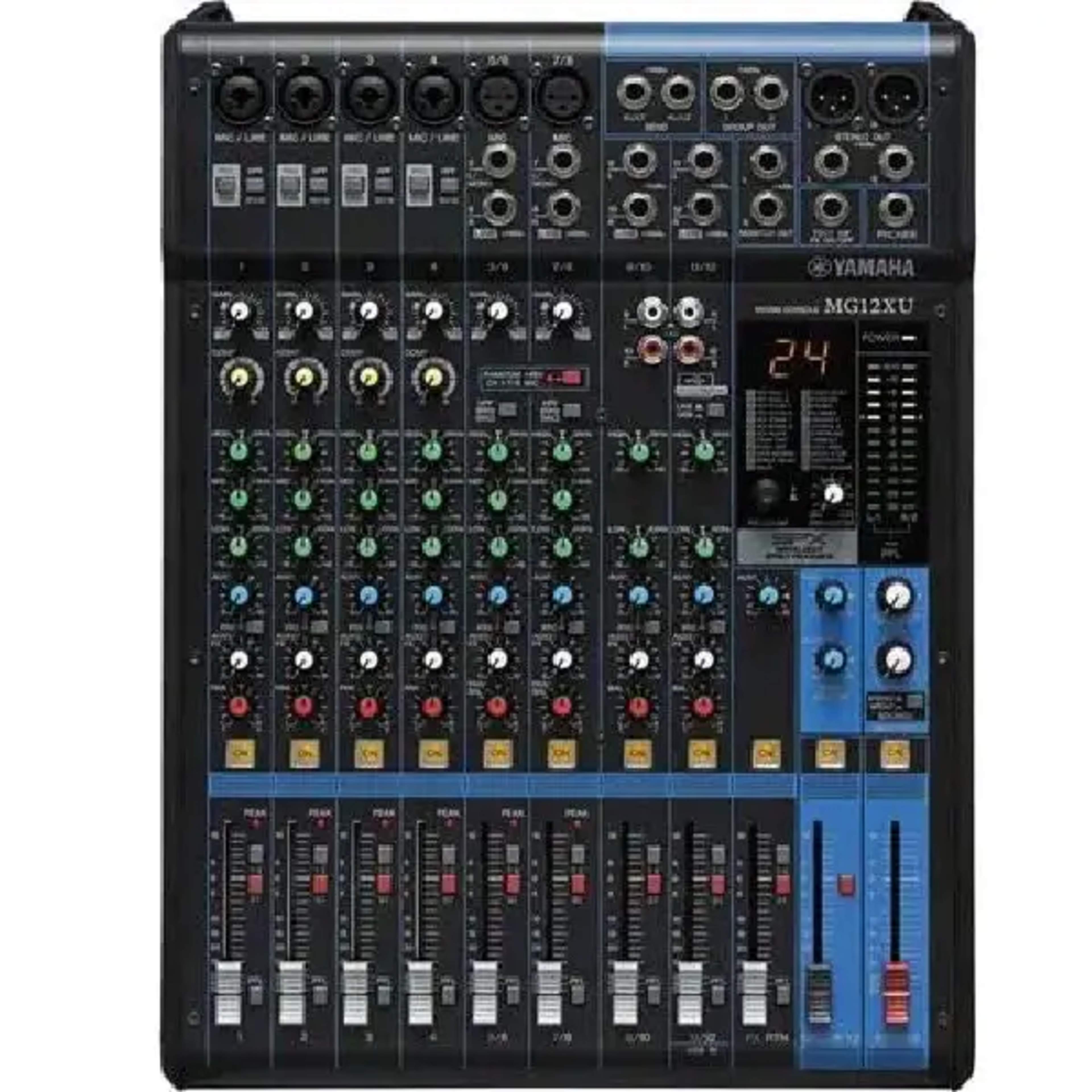 Yamaha MG12XU 12-Channel Professional Mixing Console with Effects YAMAHA main view audio equipment Kenya
