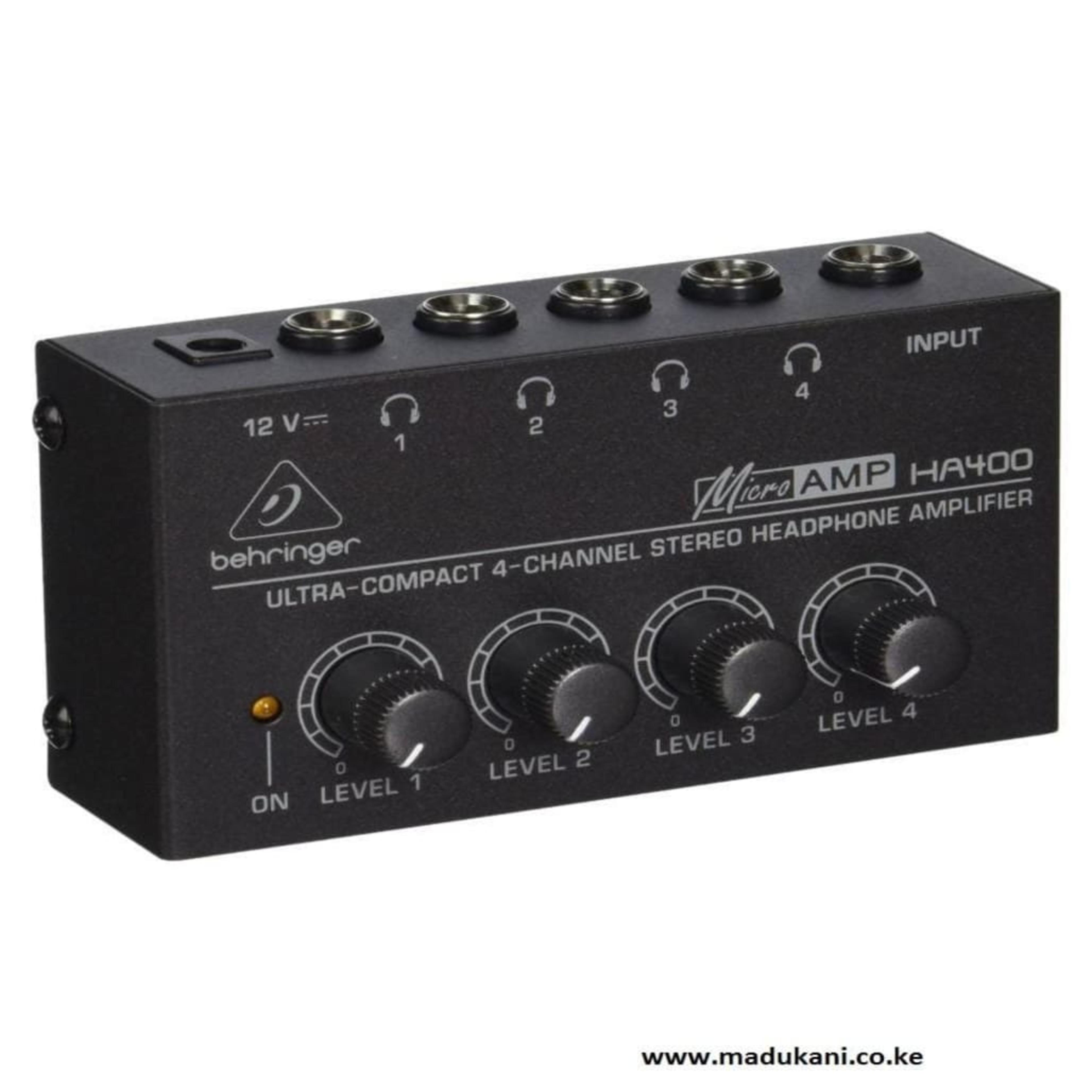 Behringer HA400 Microamp Headphone Amplifier - Image 1