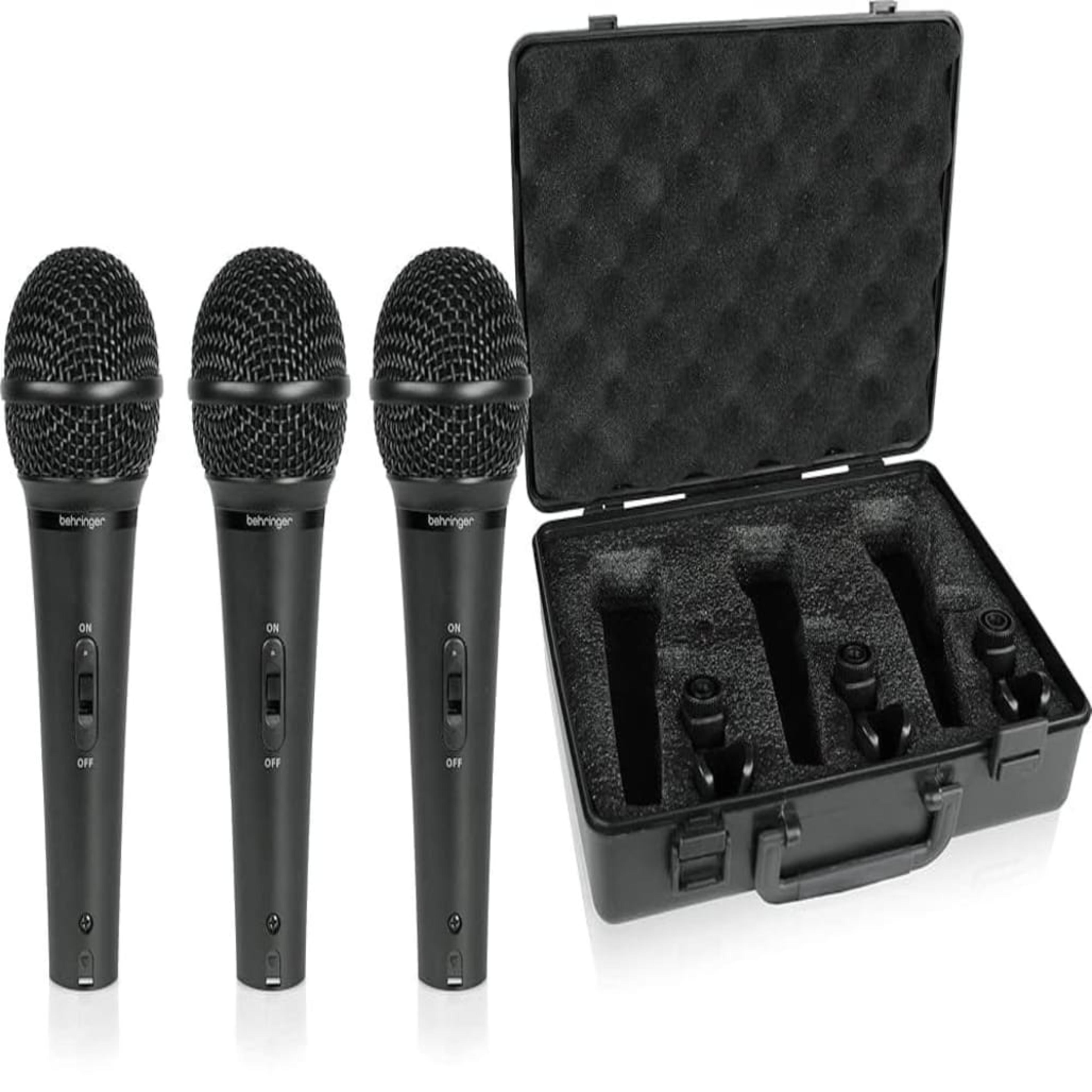 Behringer XM1800S 3-in-1 Dynamic Microphone Pack - Image 1