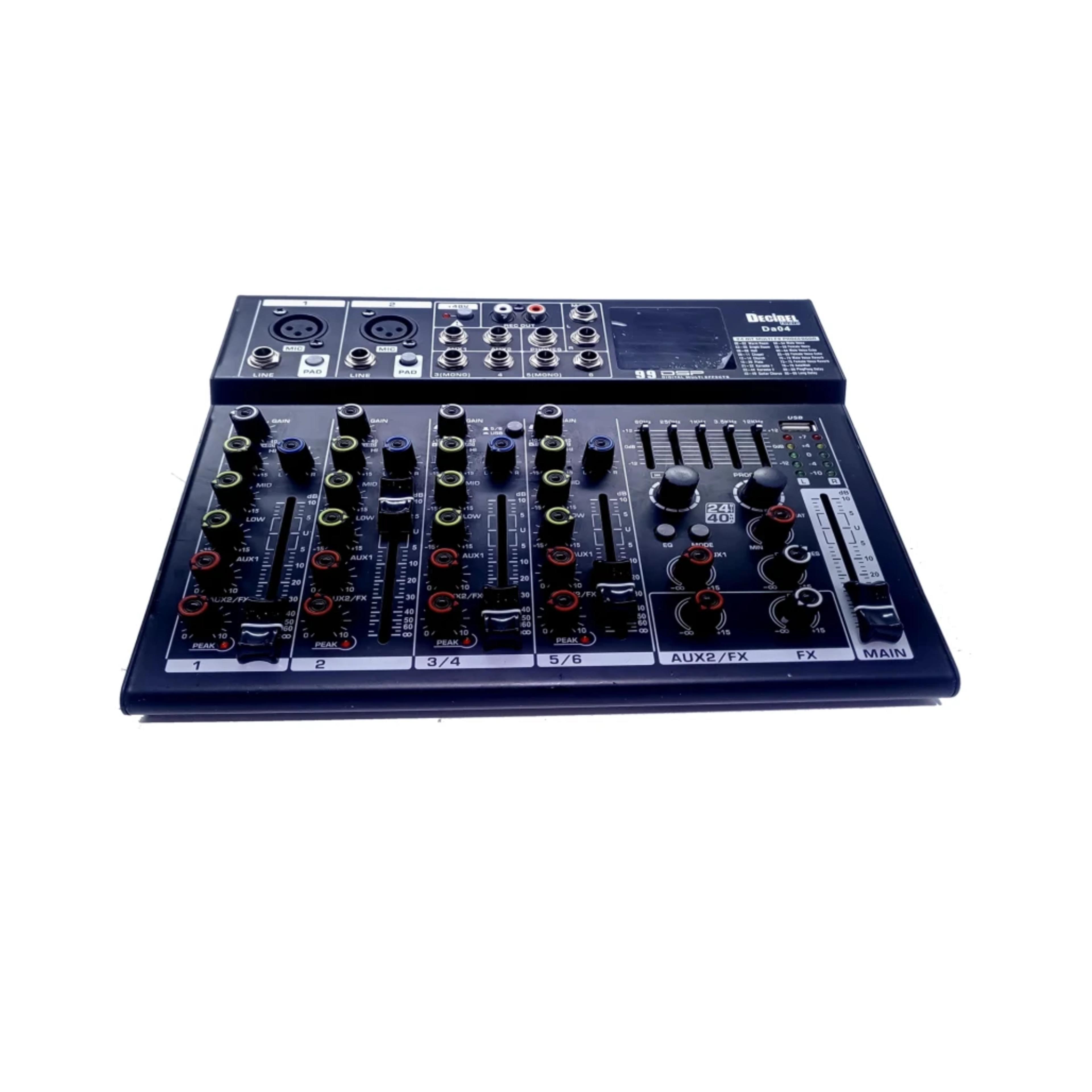 Decibel DA 004 Compact 4-Channel Mixer - Image 1