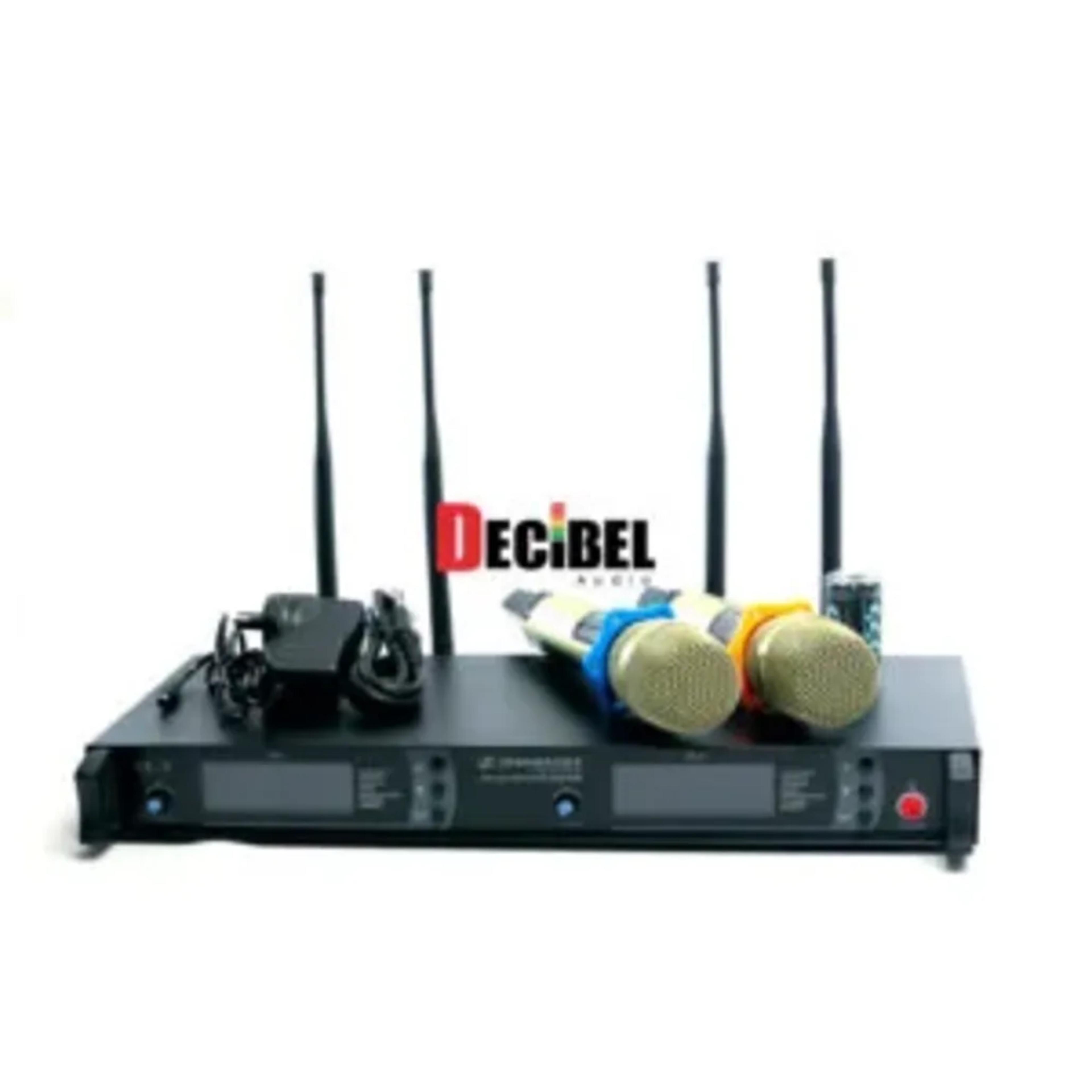 HY EV-TS8002 Dual UHF Wireless Microphone - Image 1