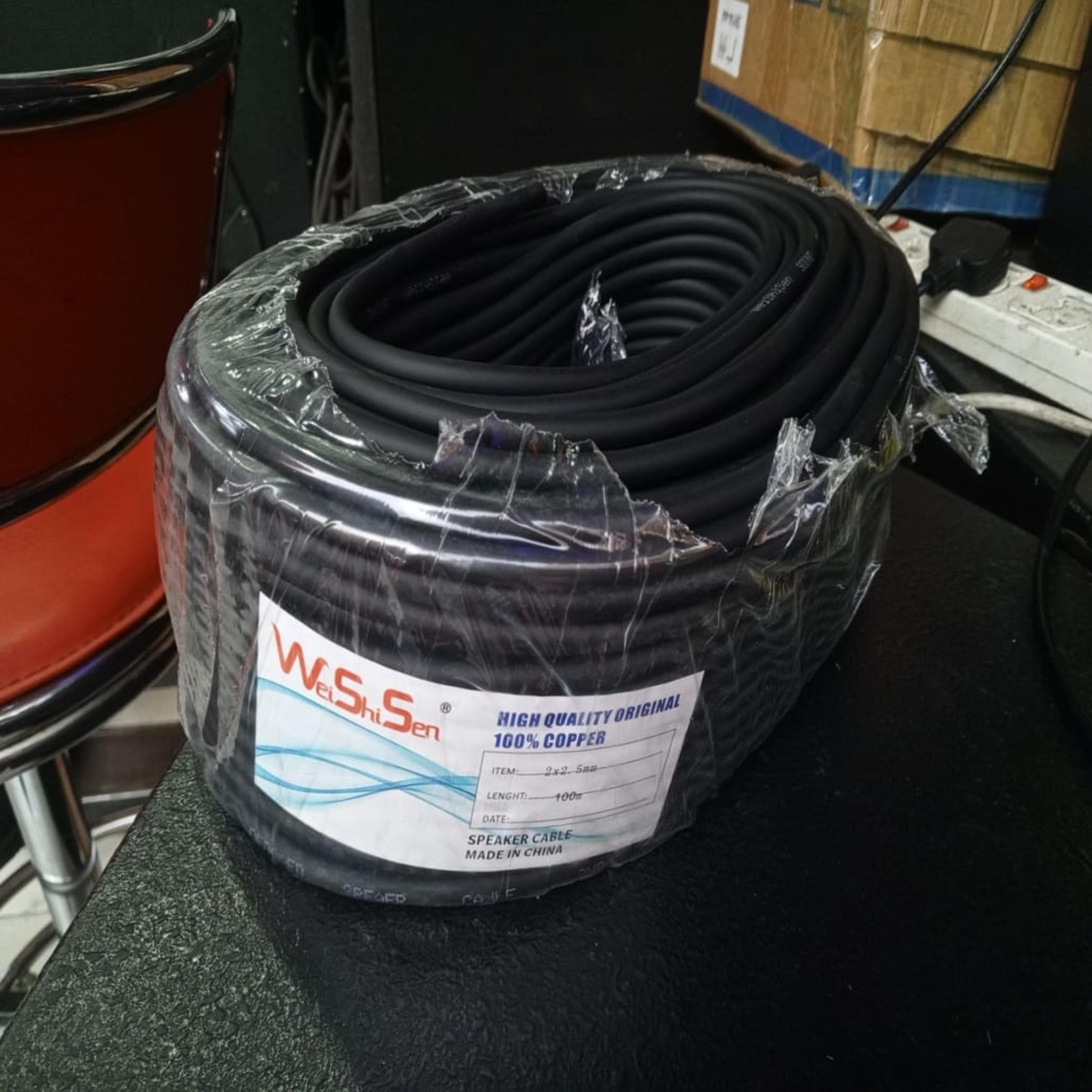 Eclipse Professional 2.5mm Speaker Cable – 100M Heavy-Duty Roll - Image 1