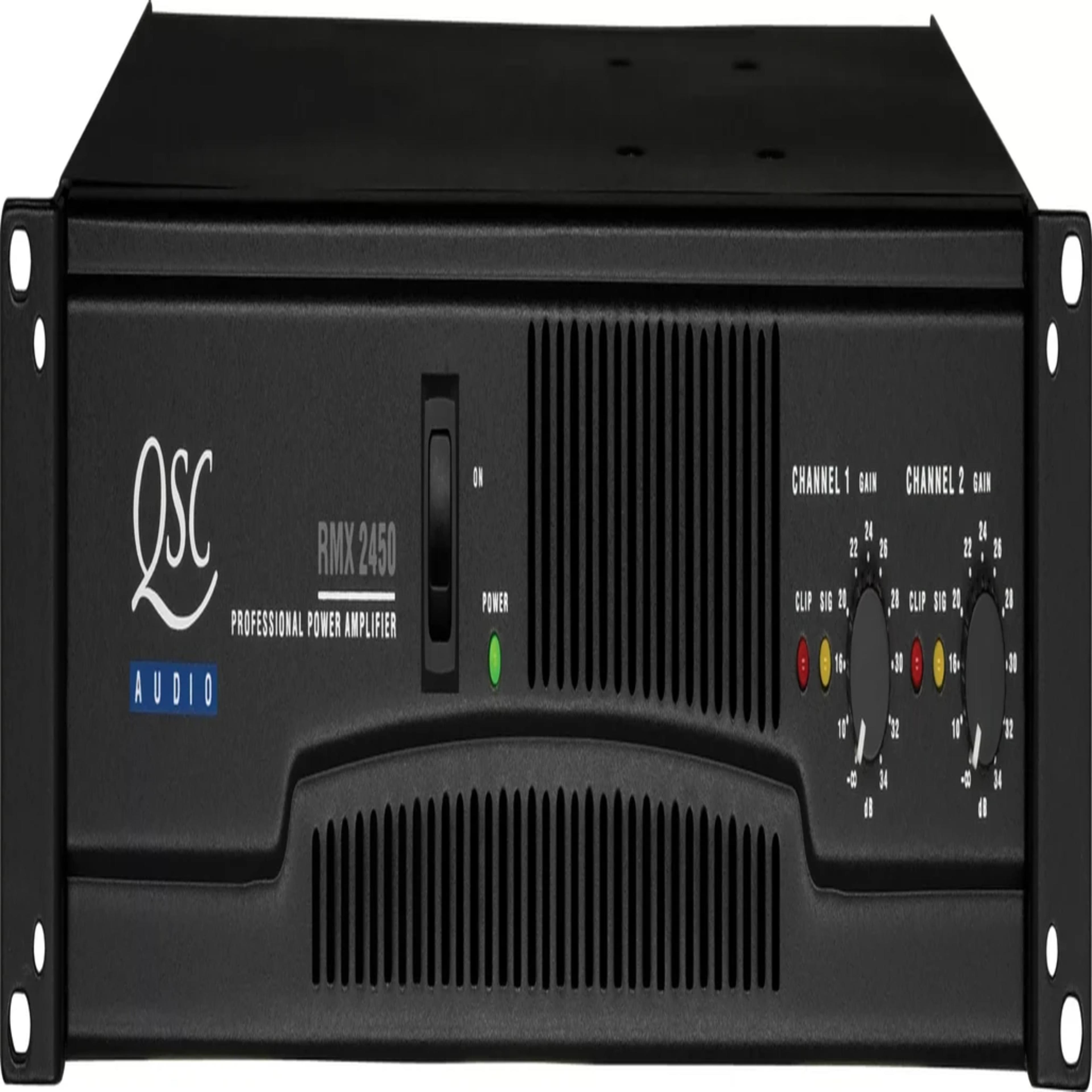 QSC RMX 2450 Professional Power Amplifier – 2400W Legend - Image 1