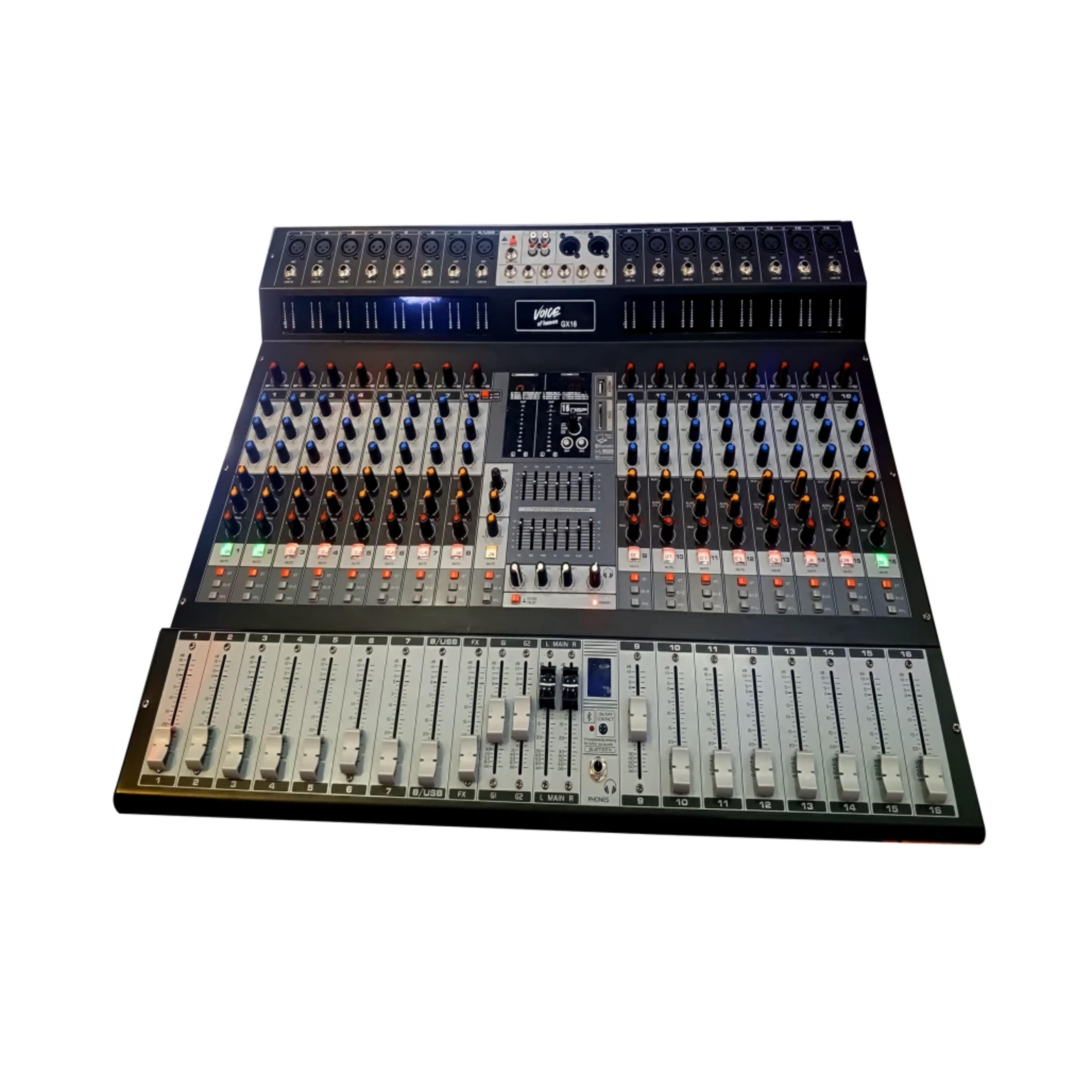 Voice of Heaven (VOH) GX16 Professional 16-Channel Analog Mixer - Image 1