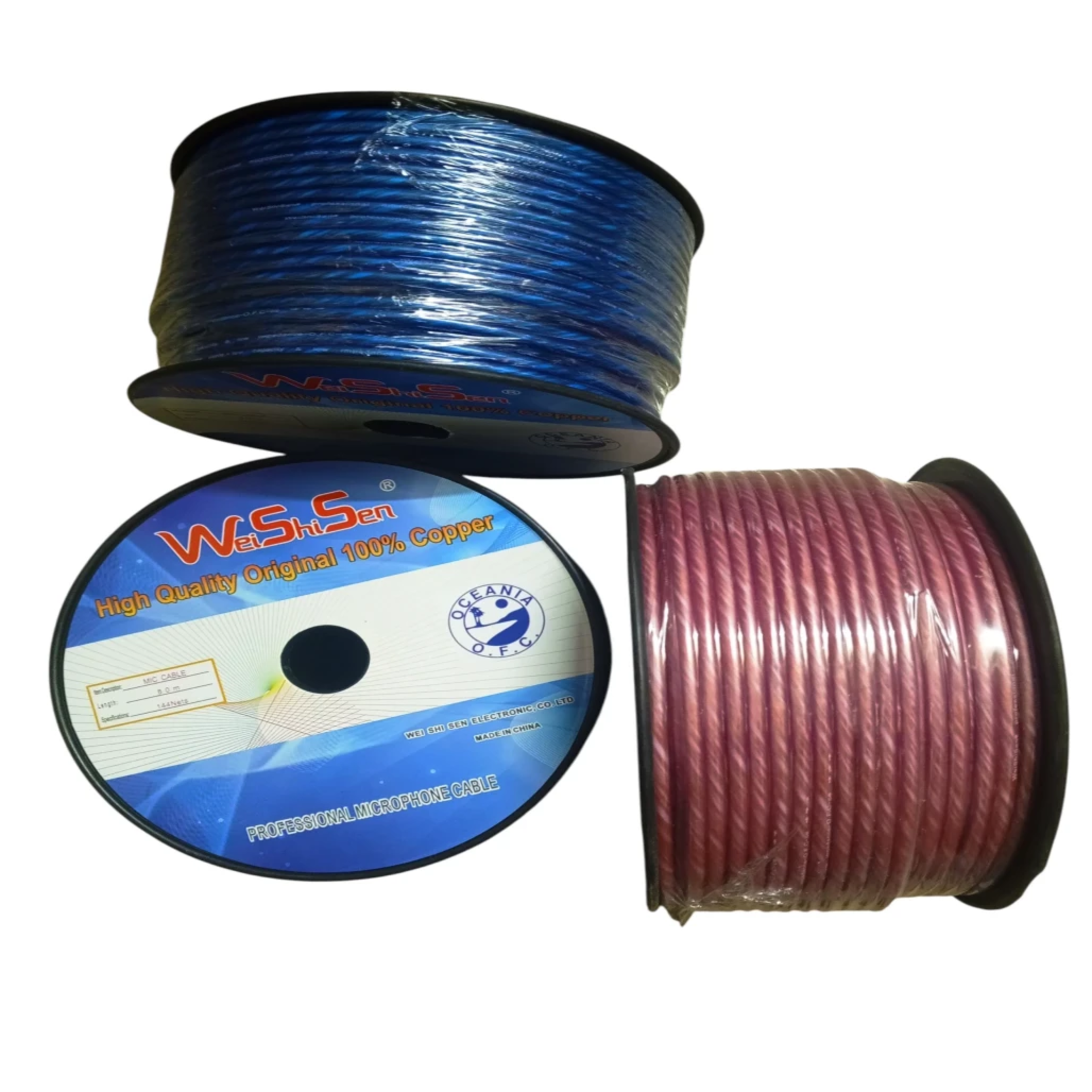 W.S.S Professional Pure Copper Balanced Microphone Cable (Roll) - Image 1