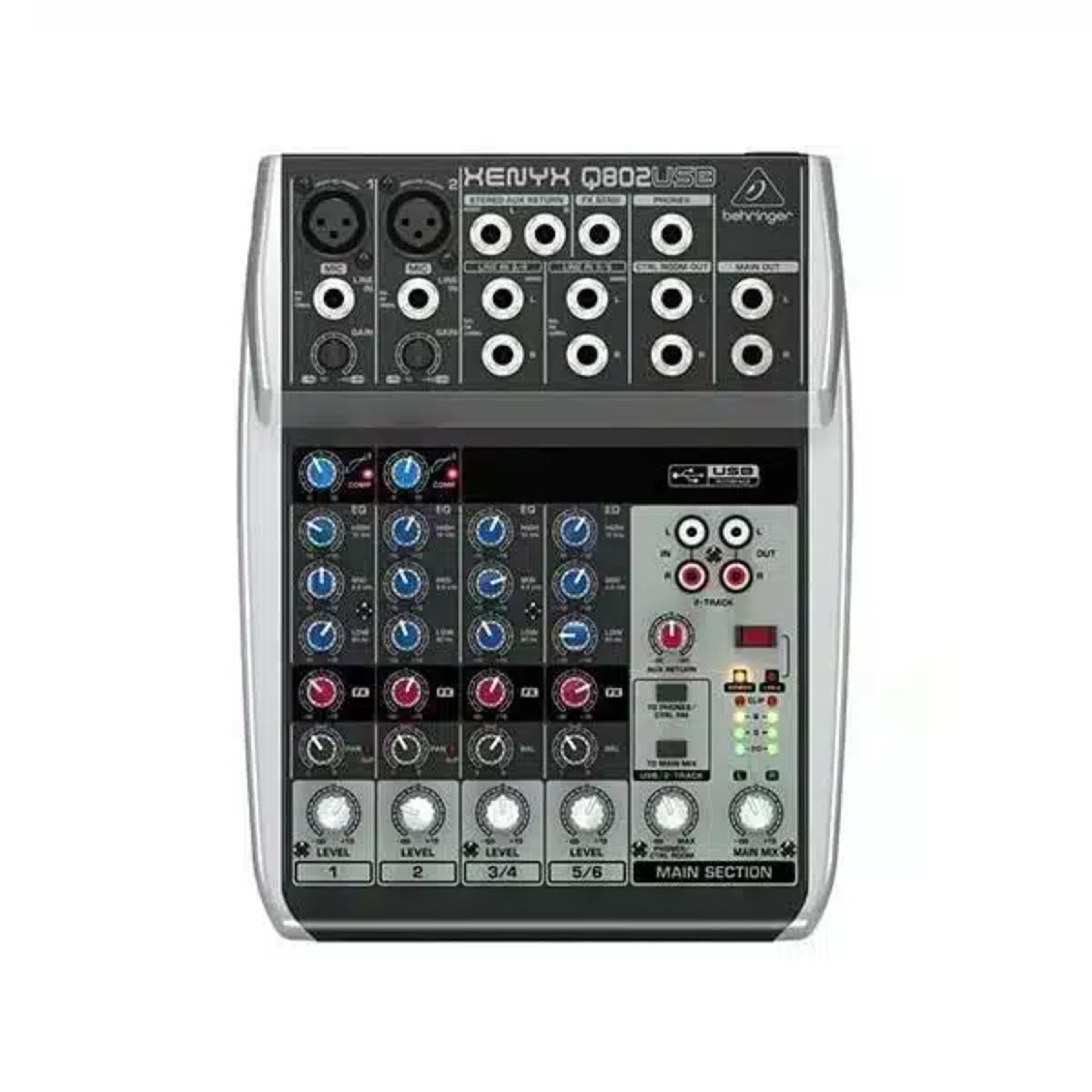 Behringer Xenyx Q802USB Mixer - Image 1
