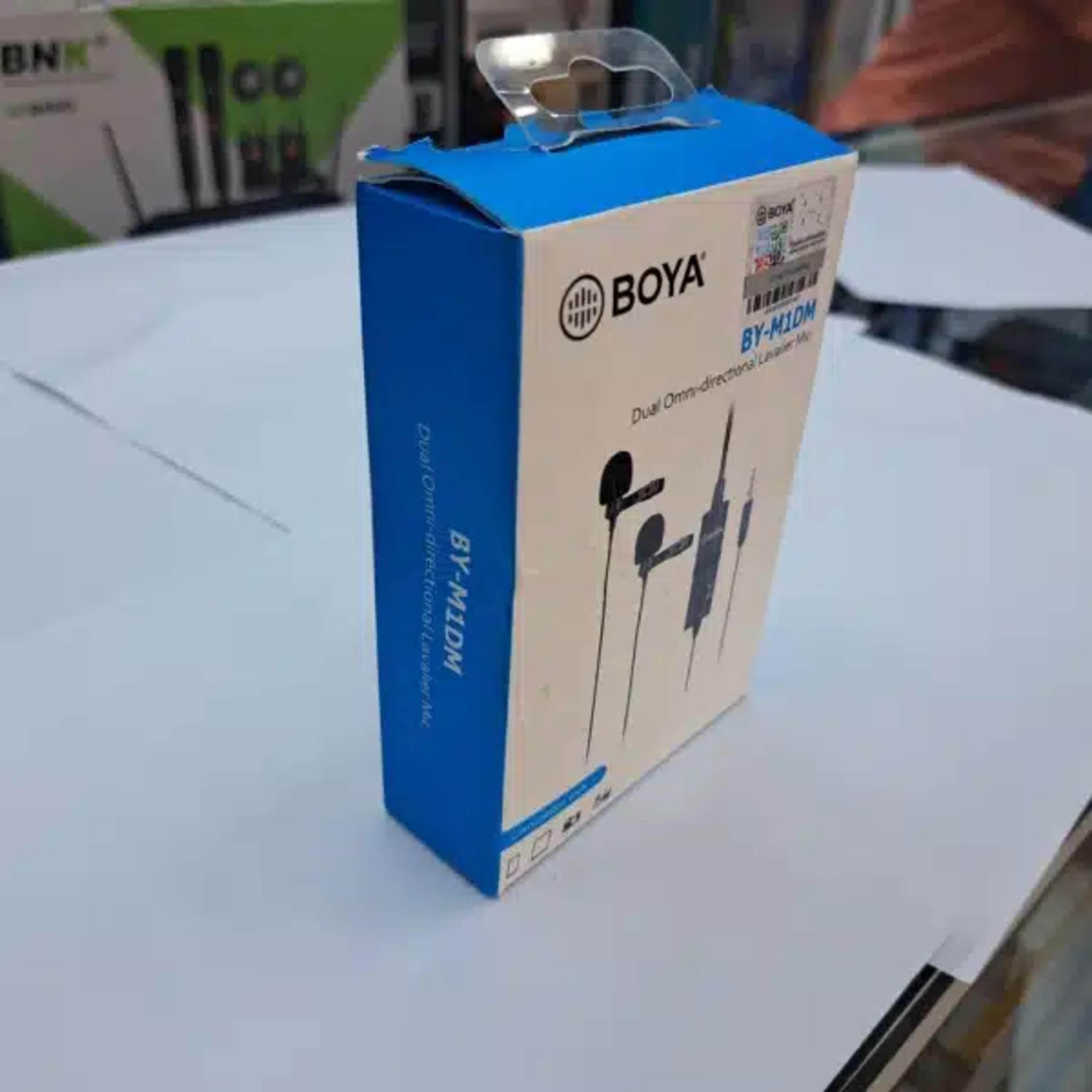 Boya BYM1DM Dual Corded Microphone - Image 1