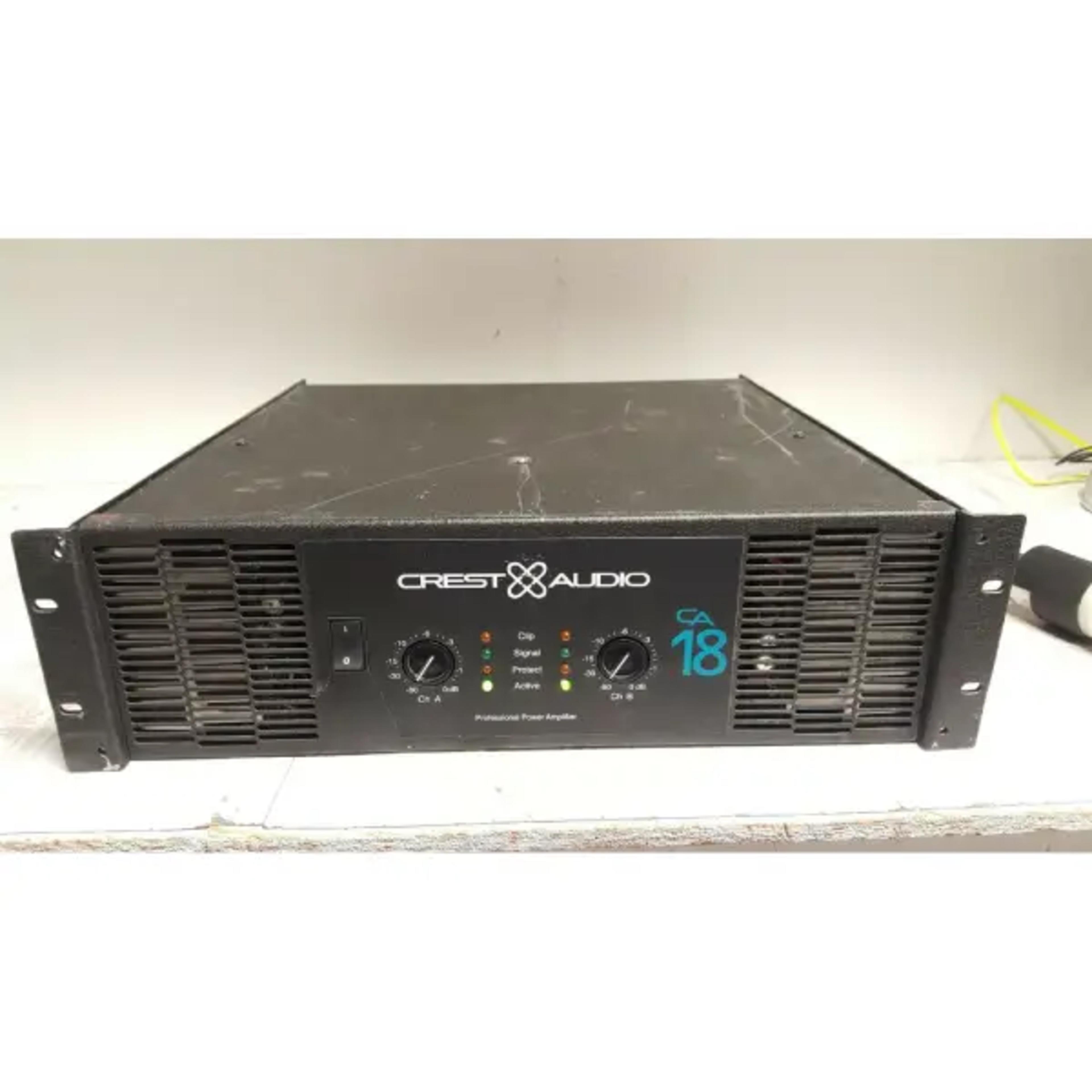 Crest Audio CA 18 Power Amplifier - Image 1
