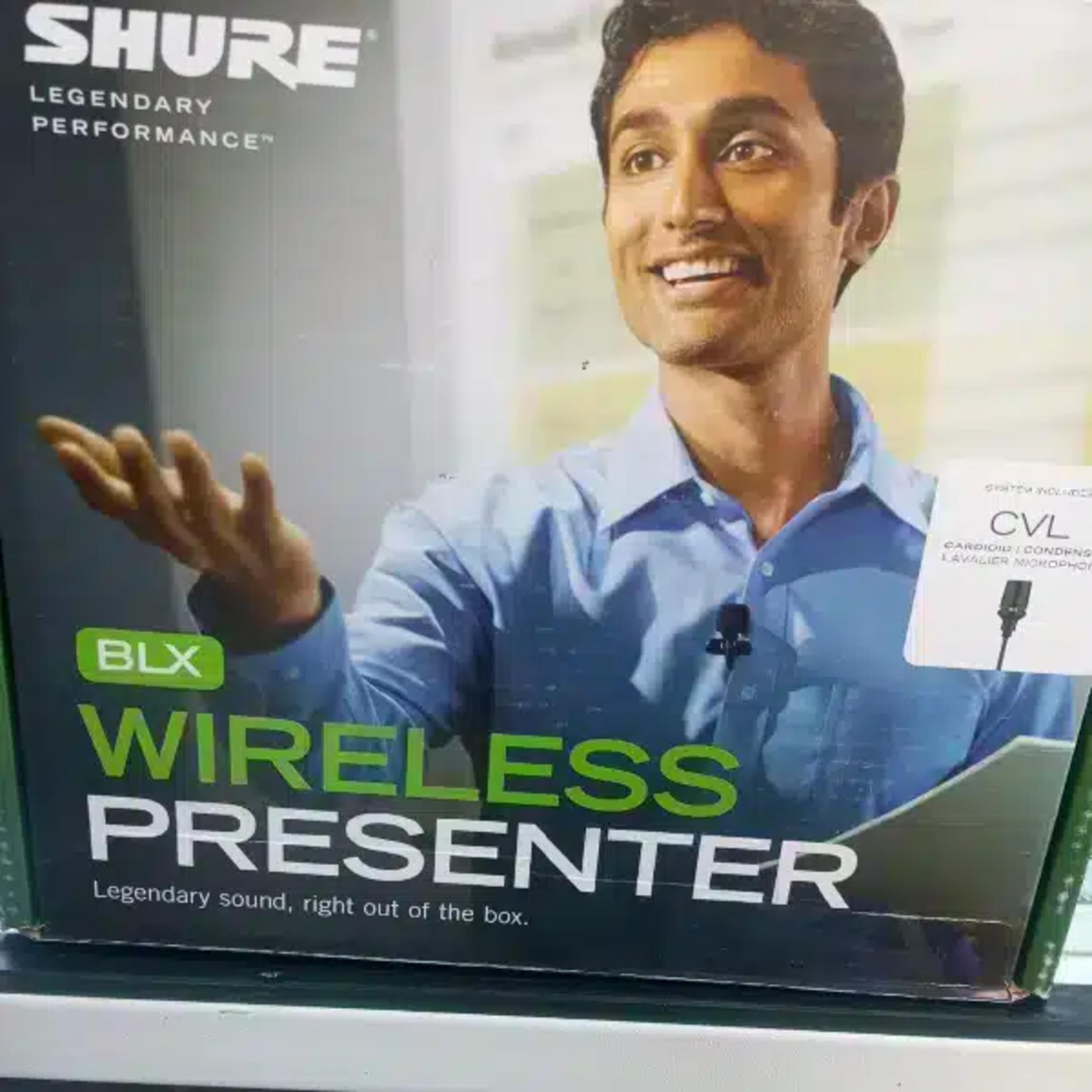 Shure BLX Wireless Presenter System Professional Lavalier Microphone - Image 1