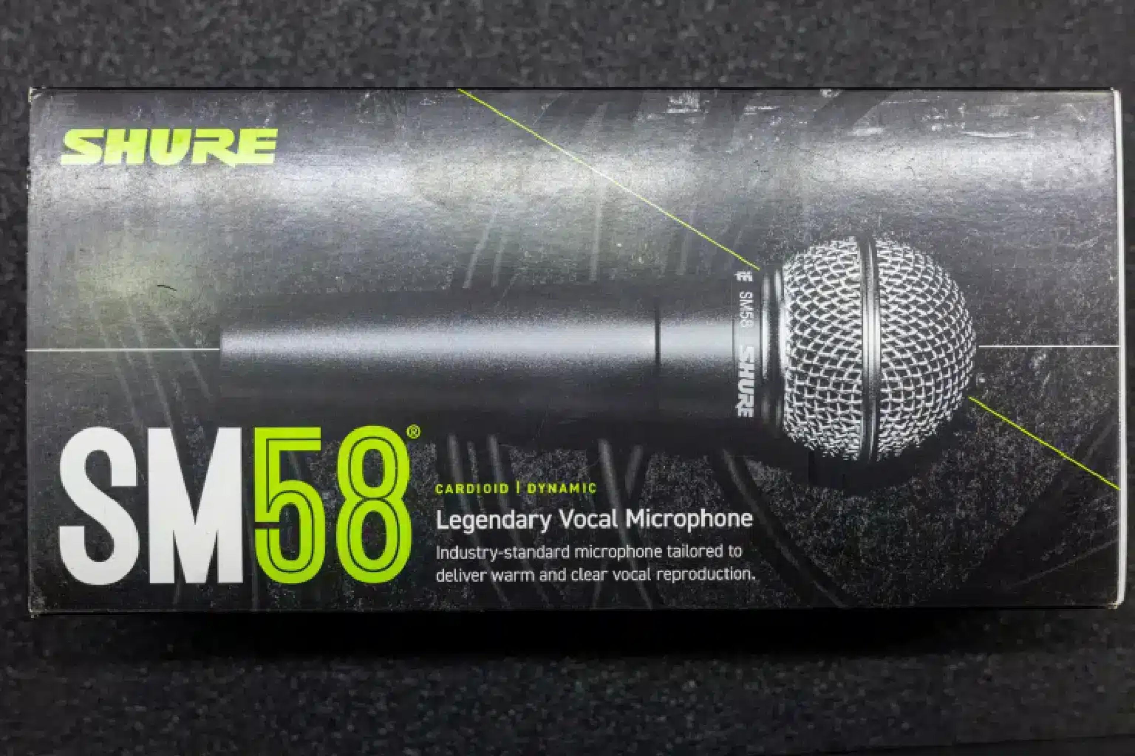 Shure SM58 Legendary Cardioid Dynamic Vocal Microphone - Image 1