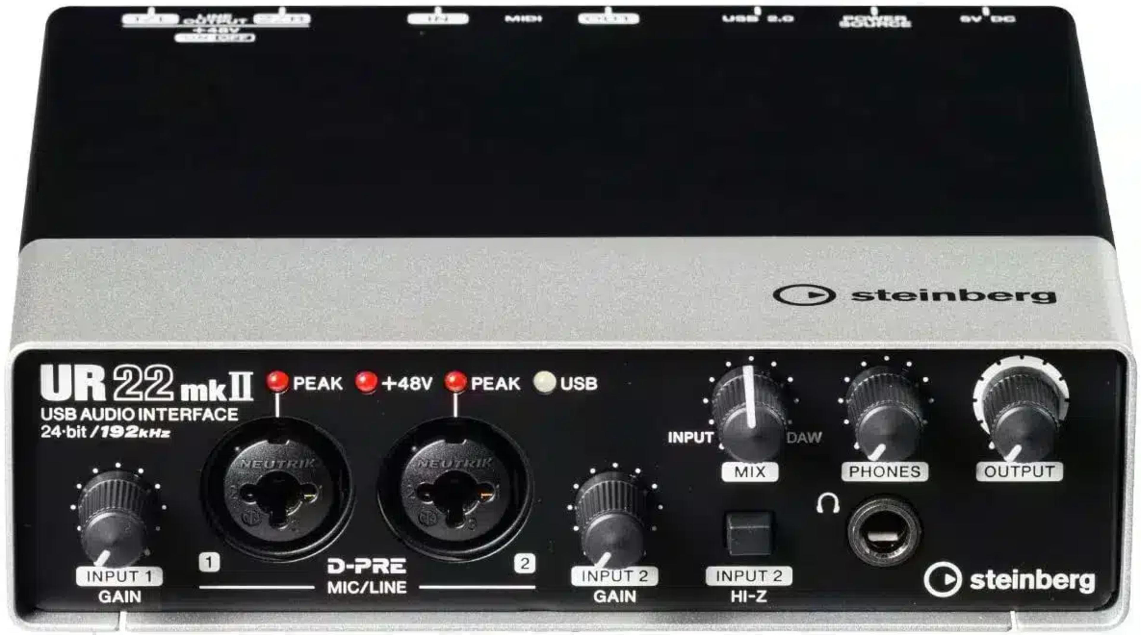 Steinberg UR22MKII 2-Channel Professional USB Audio Interface - Image 1