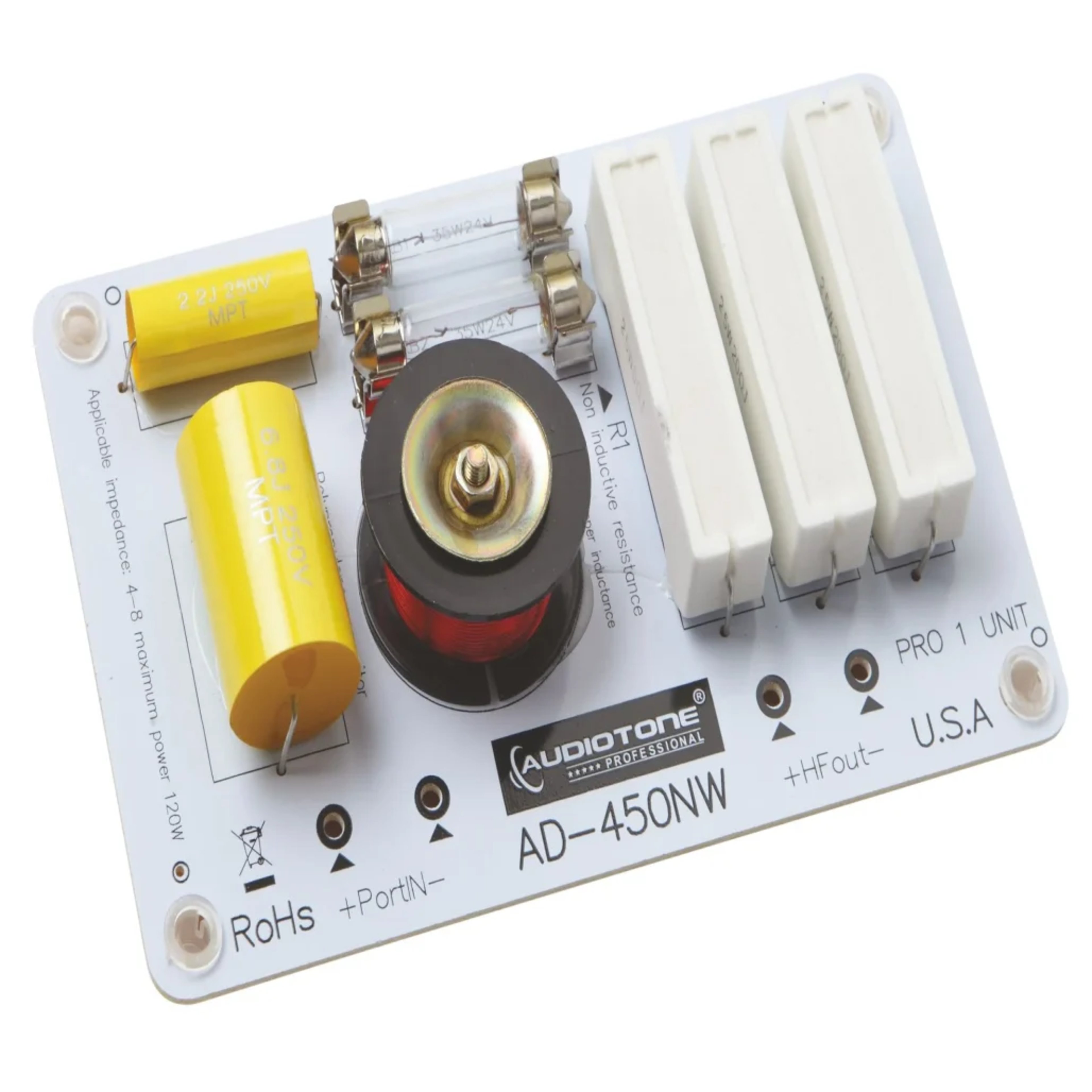 Alloy and Smith 450NW Speaker Crossover ALLOY AND SMITH Audio Processors & EQ Passive 2-Way Network main view audio equipment Kenya
