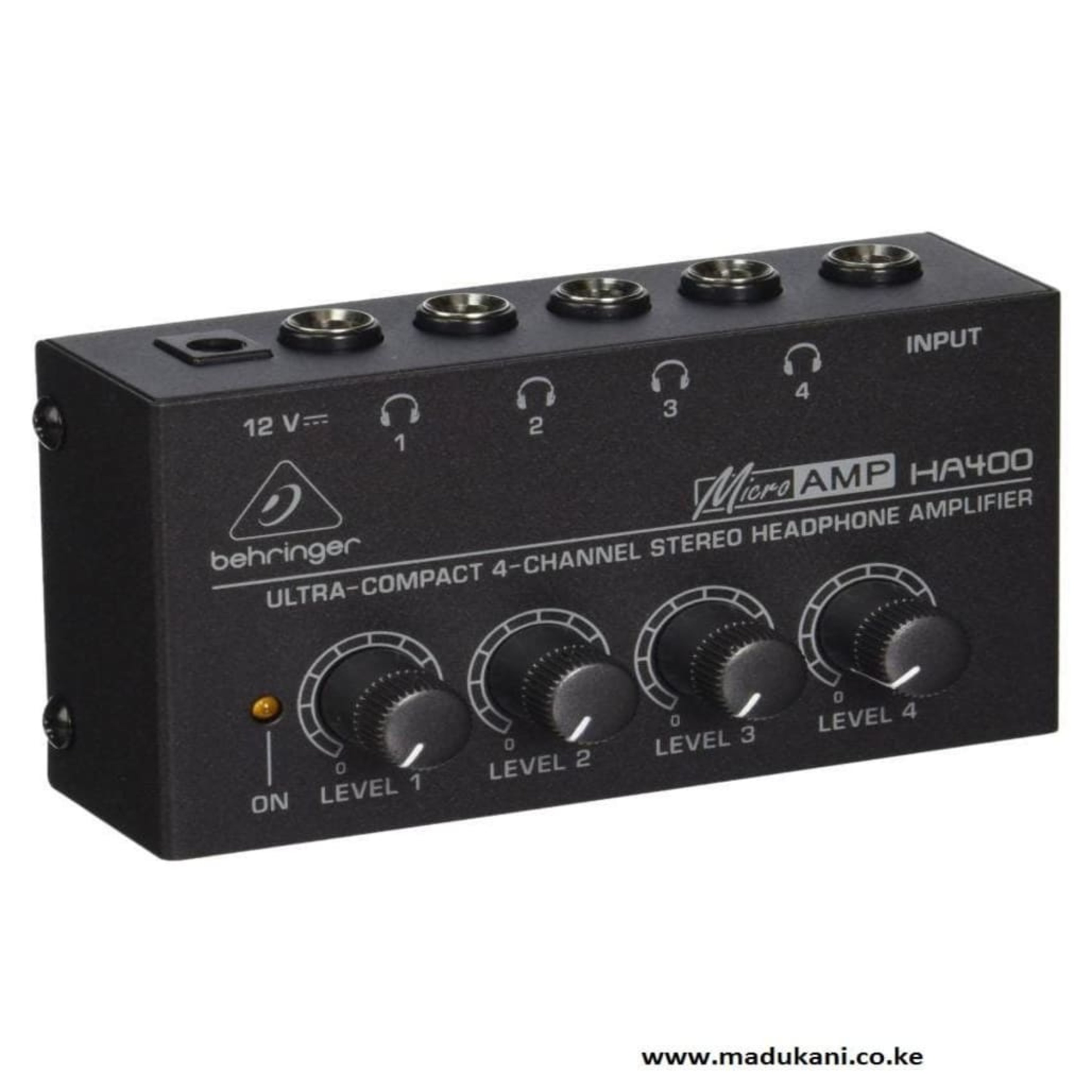 Behringer HA400 Microamp Headphone Amplifier BEHRINGER Studio Monitors main view audio equipment Kenya
